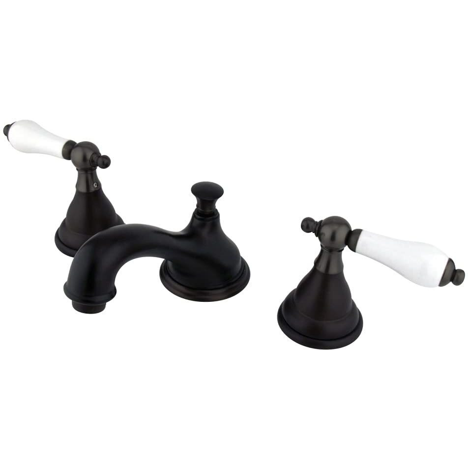 Kingston Brass Ks5565Pl Royale Widespread Bathroom Faucet, 4-3/4"", Oil Rubbed Bronze