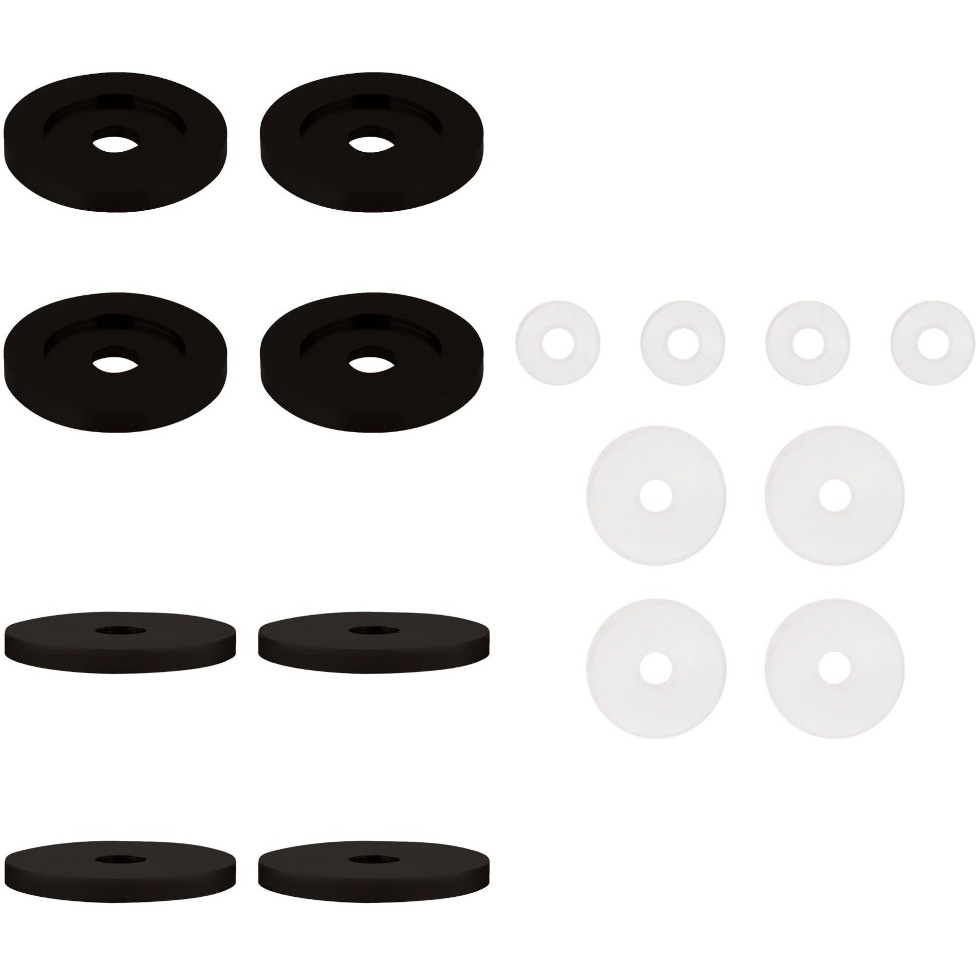 Crl Oil Rub Bronze Replacement Washers For Back-To Back Solid Pull Handles - Set