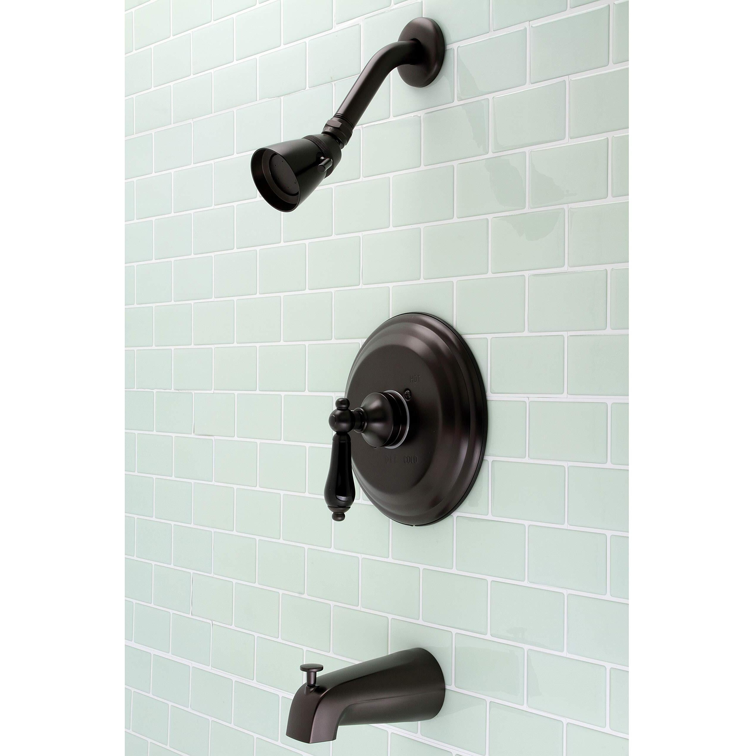 Kingston Brass Kb3635Pkl Duchess Tub And Shower Faucet, 7.5 X 7.13 X 5, Oil Rubbed Bronze