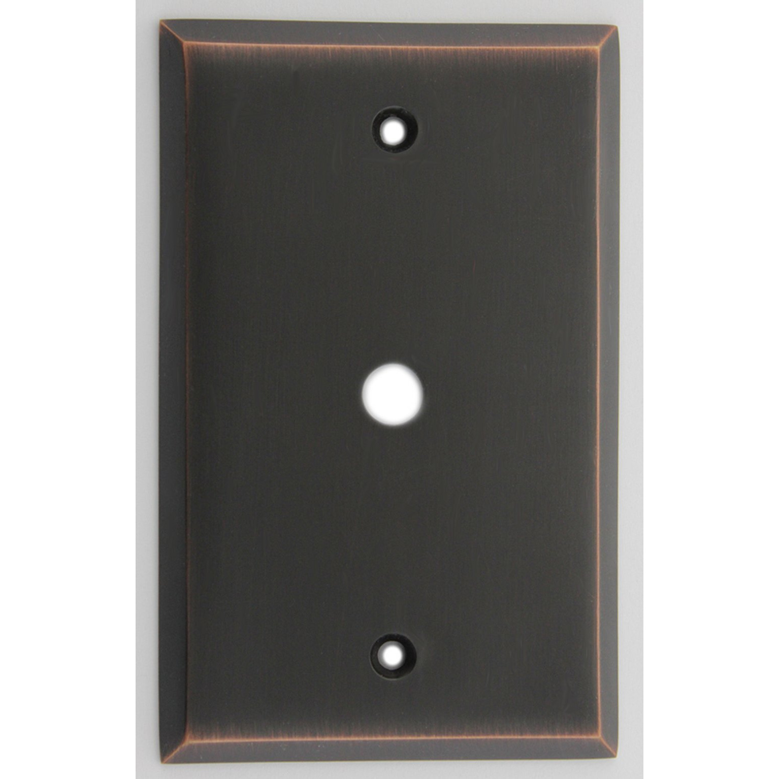 Oil Rubbed Bronze Cable Wall Plate