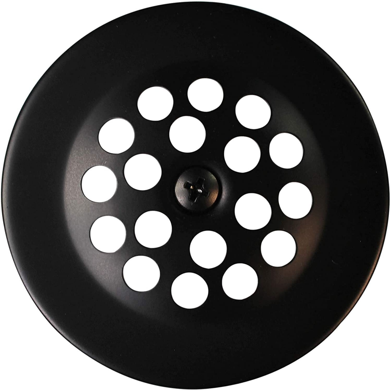 Westbrass 592244-12-12 14"" White Poly Tubular Bath Waste & Overflow Assembly With Trip Lever And Strainer Grid Drain Cover, 12-Pack, Oil Rubbed Bronze, 12 Count