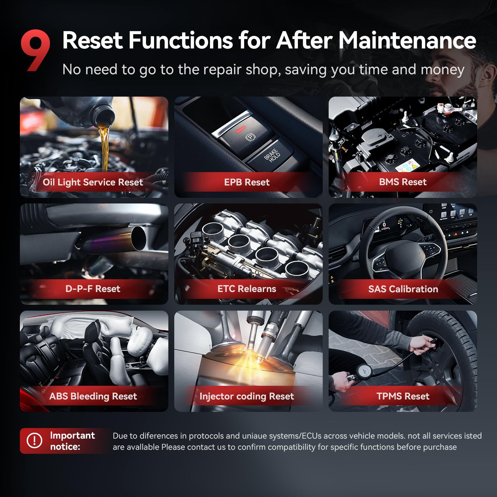 Icarsoft Obd2 Scanner For Landrover/Jaguar 9 Reset Functions Oil Reset Bms Tpms Etc, Full System Diagnostic Tool With Airbag Transmission Scan, Battery Test/Live Data, Lr V2.0 Car Code Reader