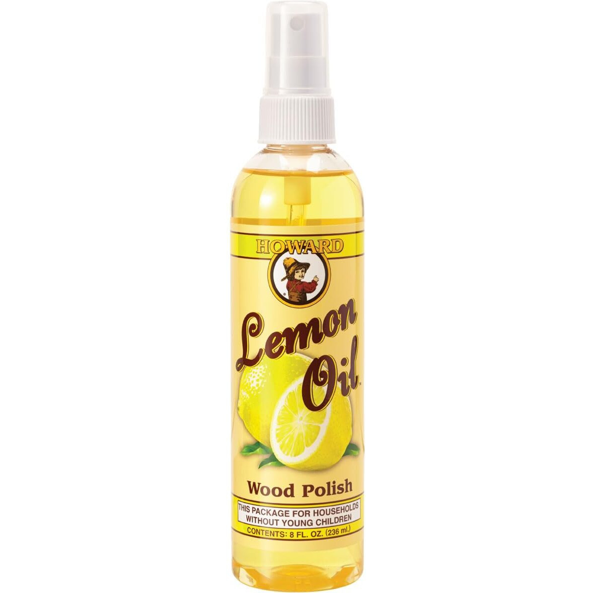 Howard Lm0008 Lemon Oil Wood Polish, 8-Ounce
