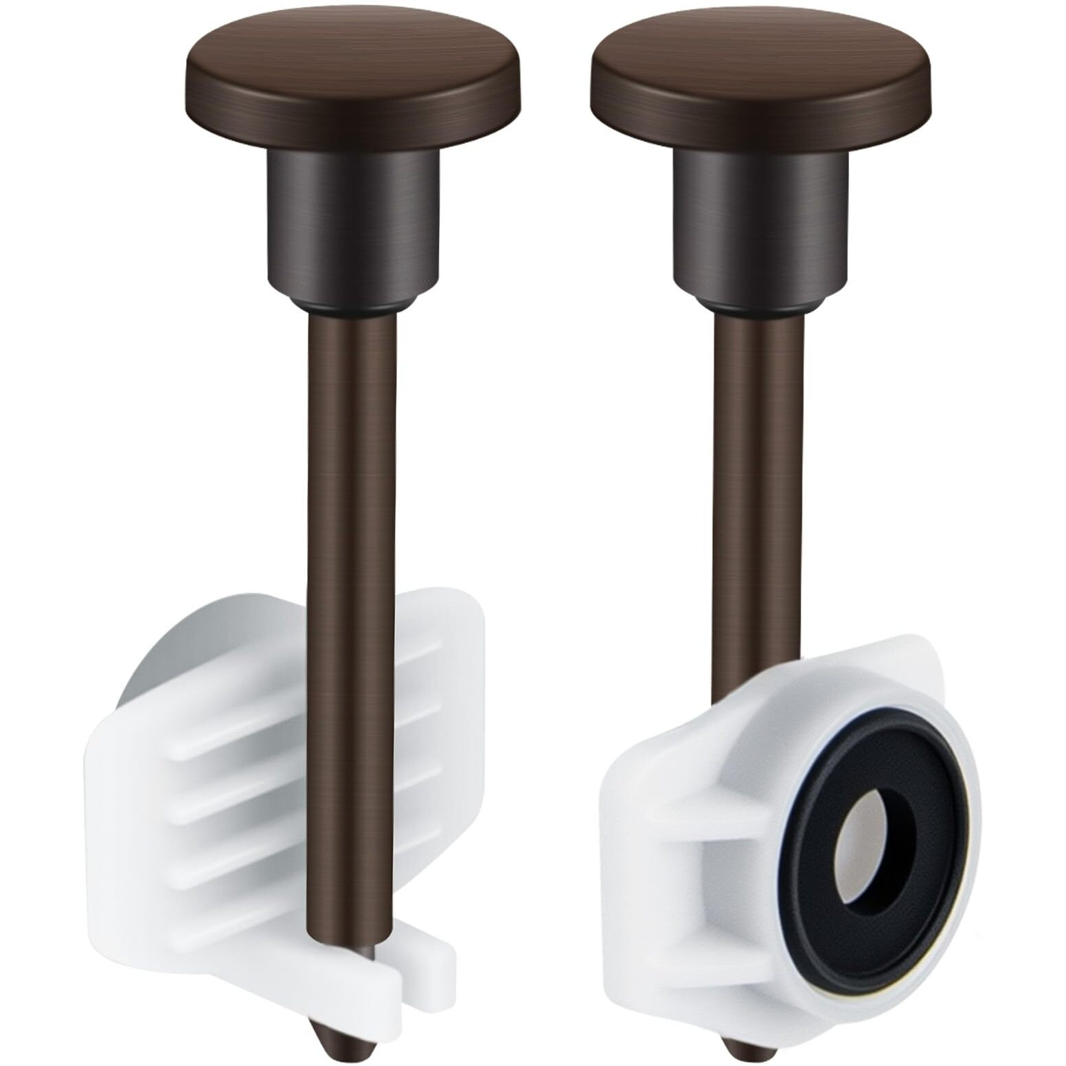 Kootesday 2-Pack Universal Tub Spout Diverter Repair Kit - Fix Leaky Bathtub Faucet In 3 Min With Valve Stems, Cup Seals & Gates, Leak-Proof Bathtub Faucets Repair Parts (Oil-Rubbed Bronze)