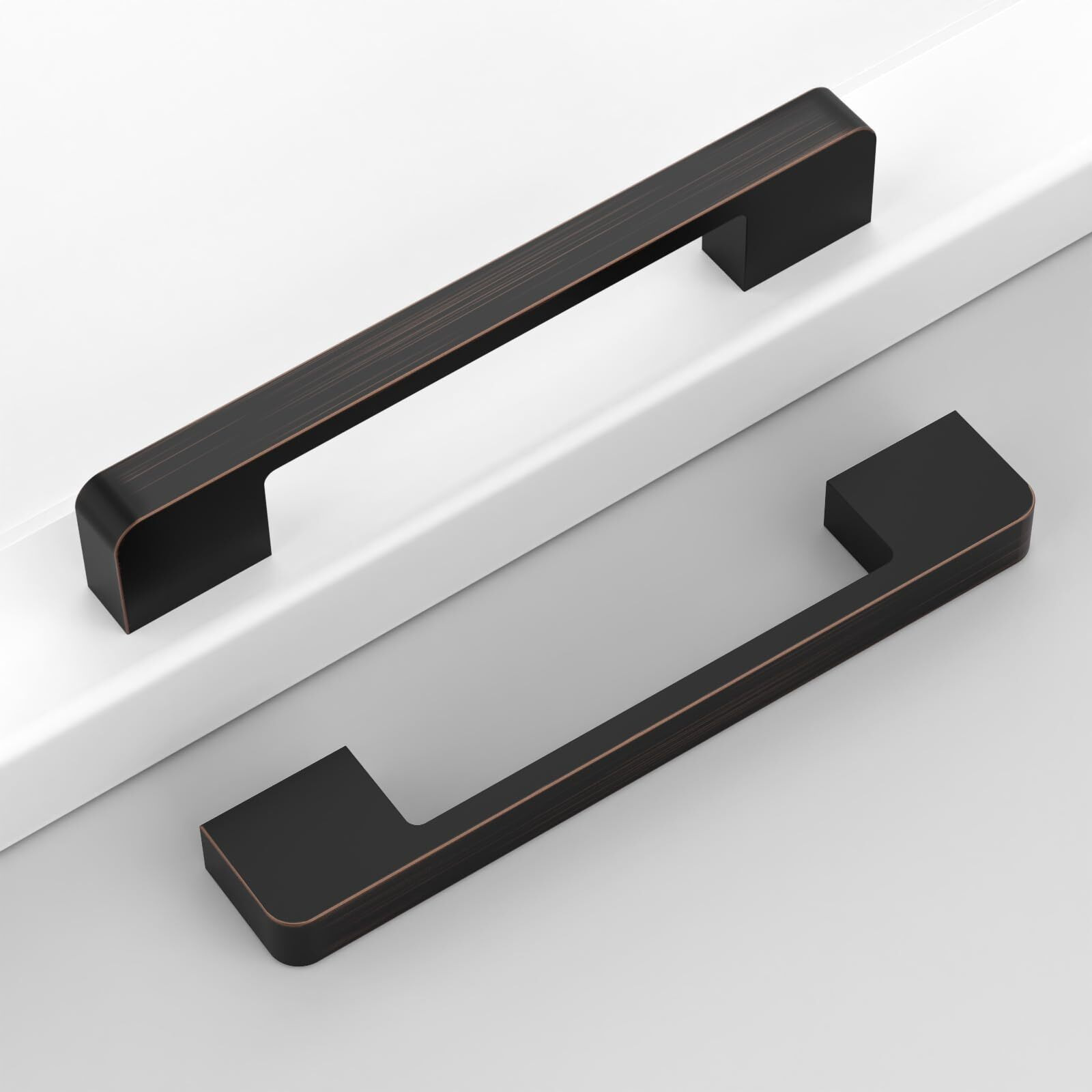 Coinkoly 10 Pack 5""(128Mm) Oil Rubbed Bronze Cabinet Pulls Kitchen Cabinet Handles Drawer Pulls Cupboard Hardware For Cabinets