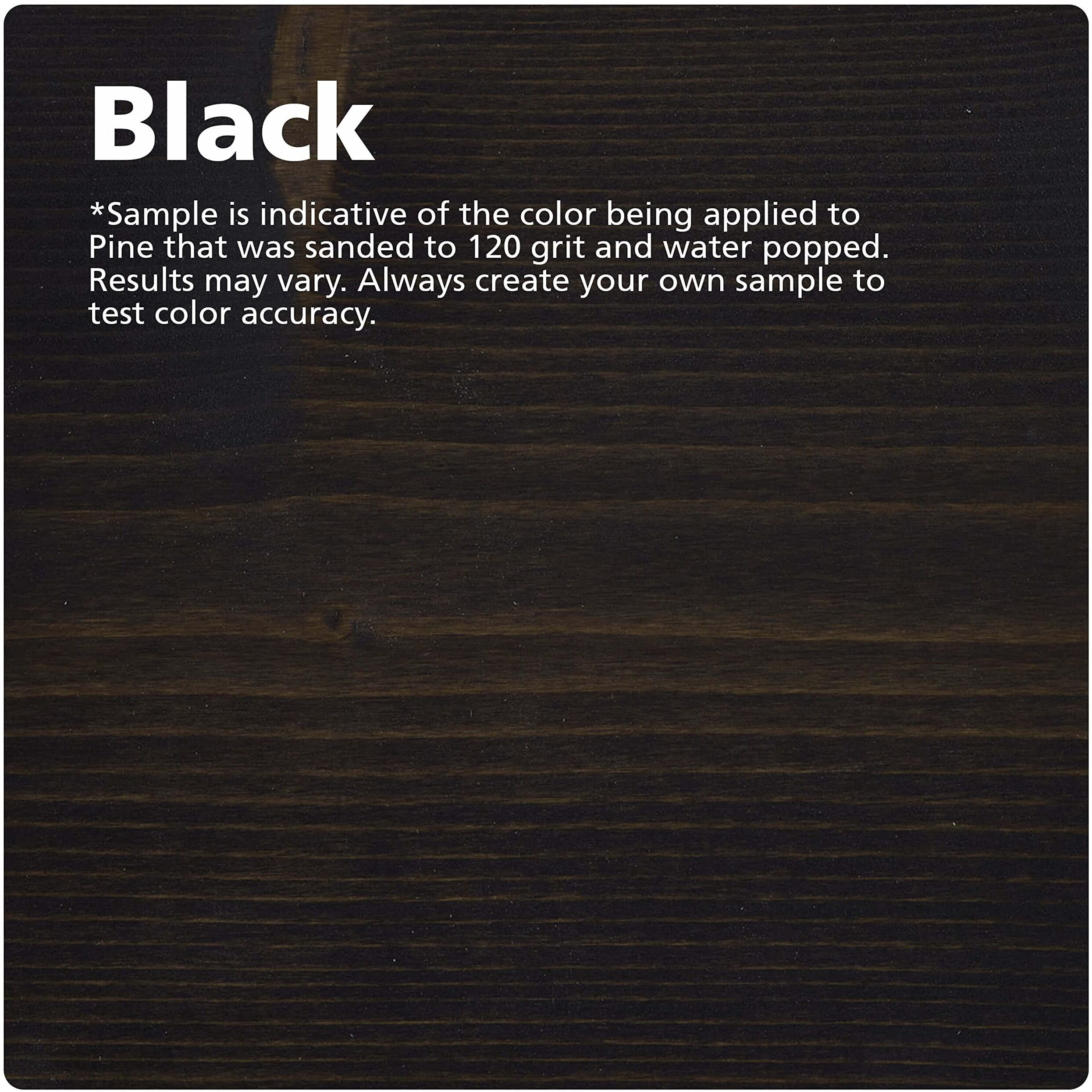 Rubio Monocoat Hybrid Wood Protector Sample - Black | Exterior Wood Oil Finish, Color & Uv Protection For Outdoor Wooden Surfaces & Furniture | 20 Ml