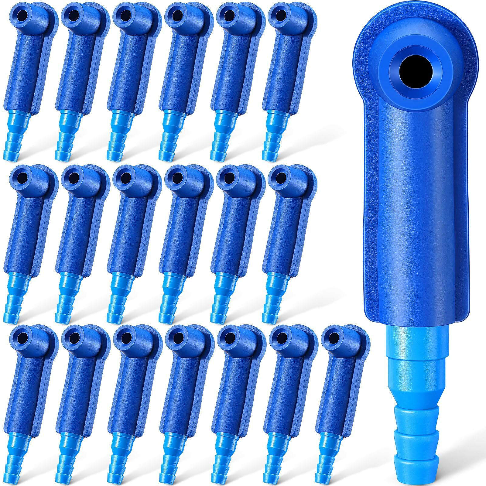 Innconee 20 Pcs Brake Bleeder Adapter Joint Kit Exchange Tool Connector Brake Fluid Bleeder Car Oil Bleeding Pump Exchange Adapter For Cars Trucks Vehicles System Bleeding Tools