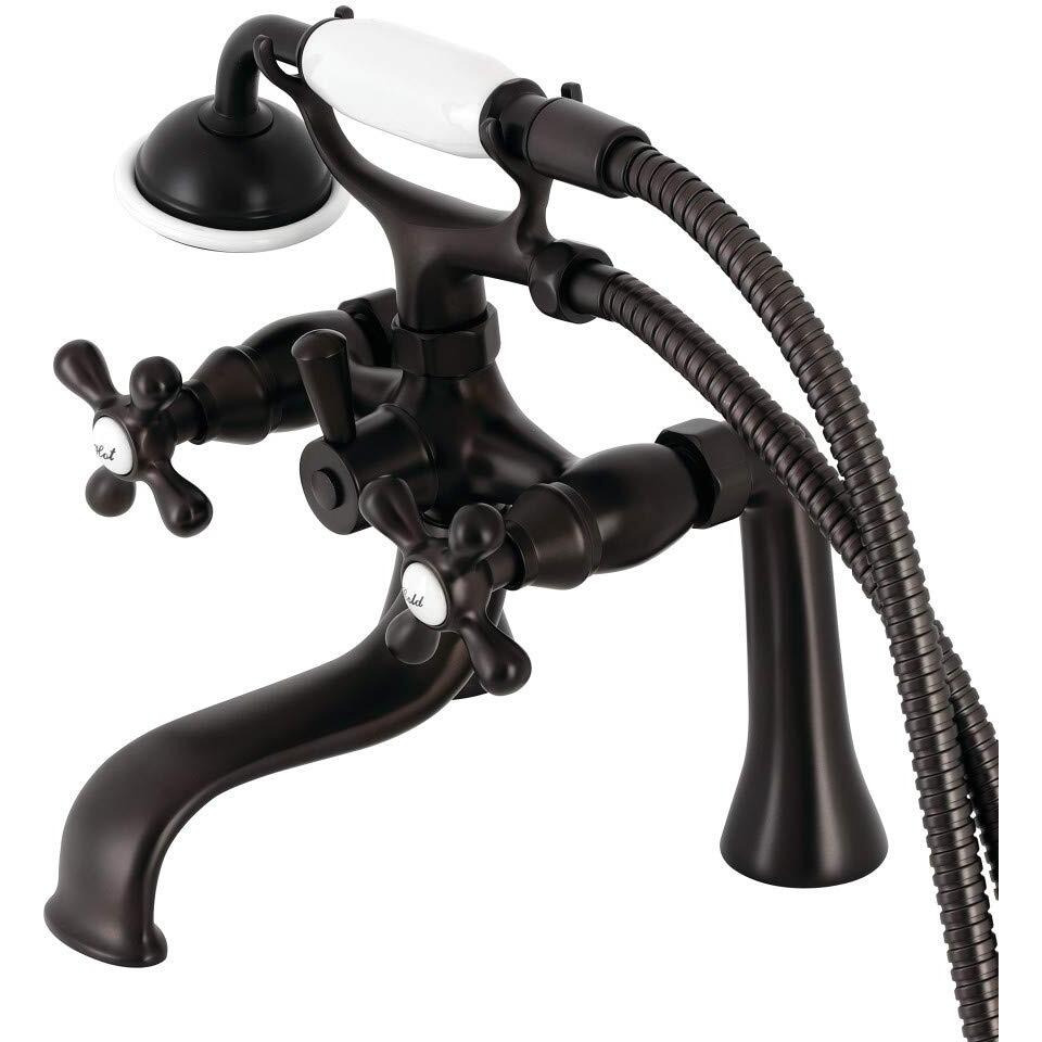 Kingston Brass Ks228Orb Kingston Clawfoot Tub Faucet, 9 X 8.13 X 9.69, Oil Rubbed Bronze
