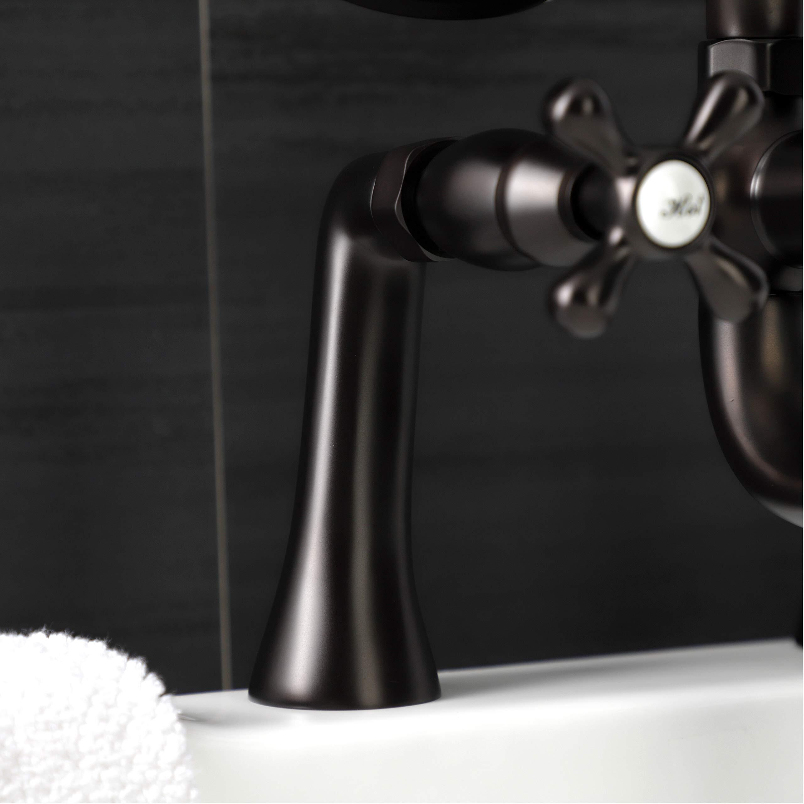 Kingston Brass Ks228Orb Kingston Clawfoot Tub Faucet, 9 X 8.13 X 9.69, Oil Rubbed Bronze