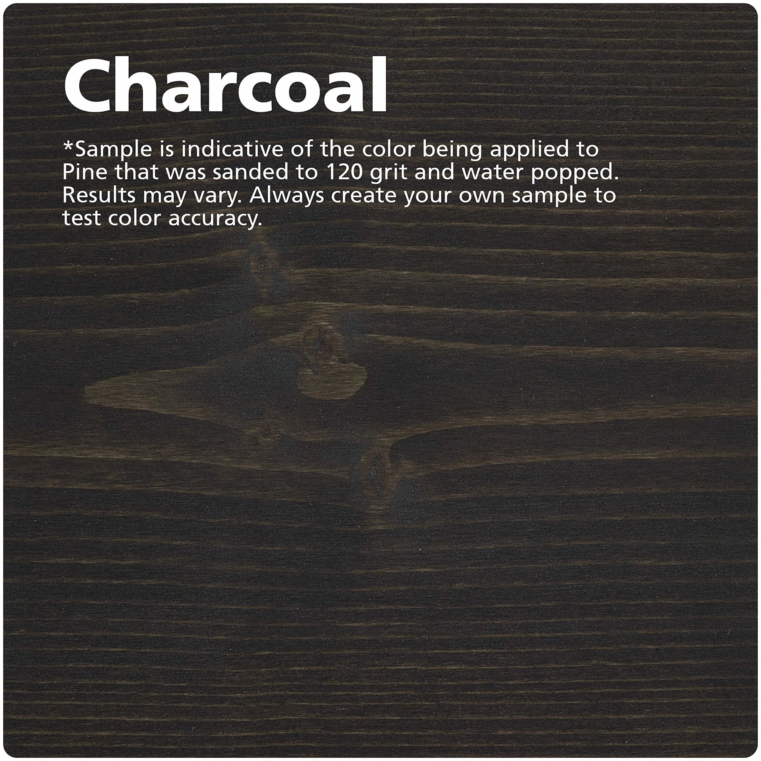 Rubio Monocoat Hybrid Wood Protector Sample - Charcoal | Exterior Wood Oil Finish, Color & Uv Protection For Outdoor Wooden Surfaces & Furniture | 20 Ml