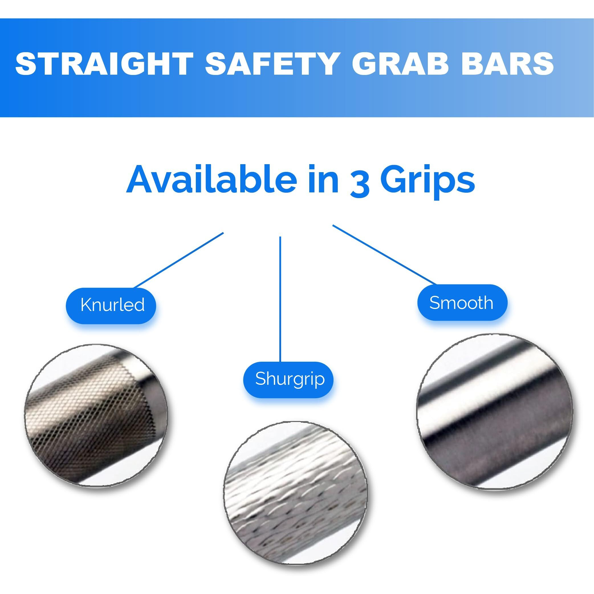 Grab Bar For Bathtub Shower - Stairs Bed Toilet Bathroom / Stand Assist & Safety Handrail / 304 Stainless Steel / Smooth / Oil Rubbed Bronze / 24&quot&quot