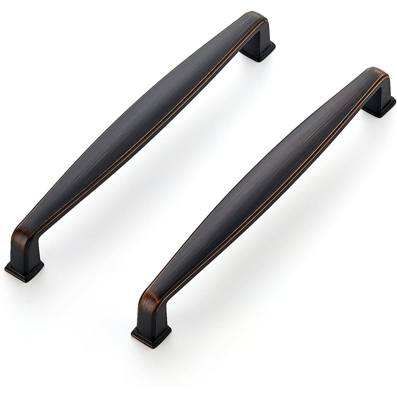 Ravinte 20 Pack Solid 6-1/4 Inch Cabinet Handles - Oil Rubbed Bronze Pulls For Kitchen Drawers And Cabinets - Hardware For Cupboards