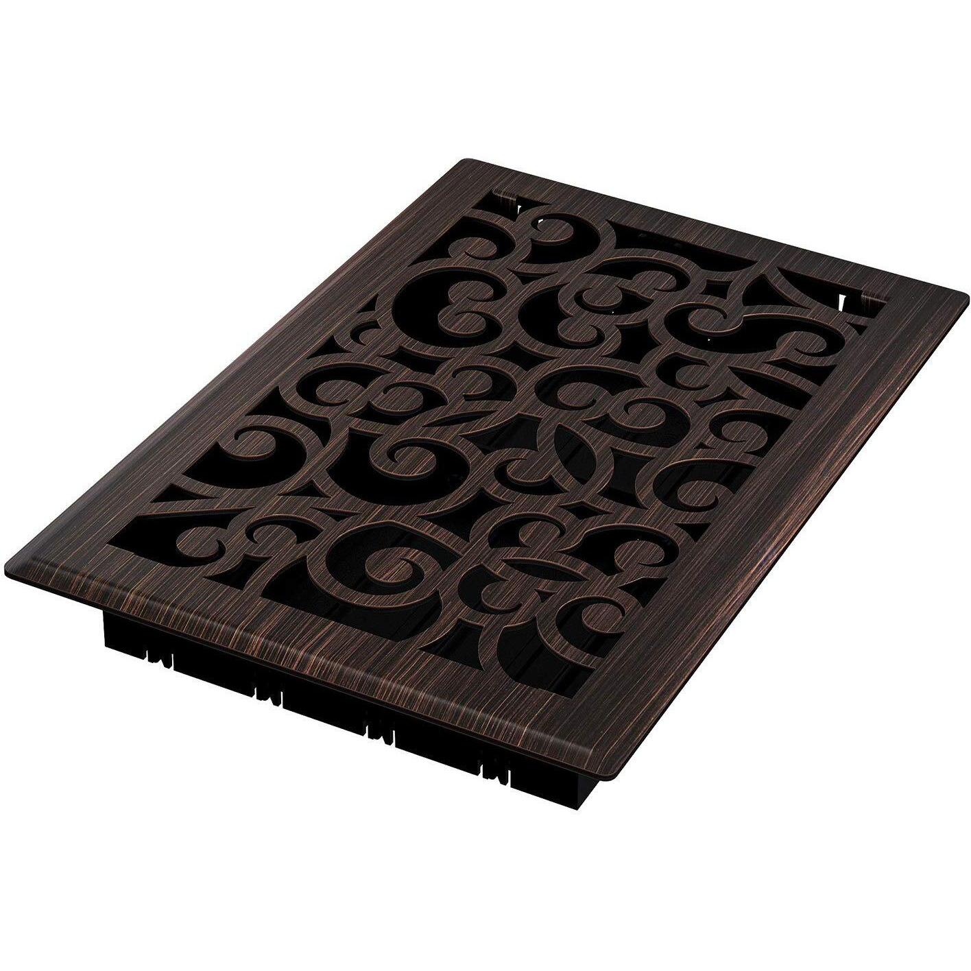 Imperial Rg3367 Wonderland Decorative Floor Register, 6 X 10-Inch, Oil Rubbed Bronze