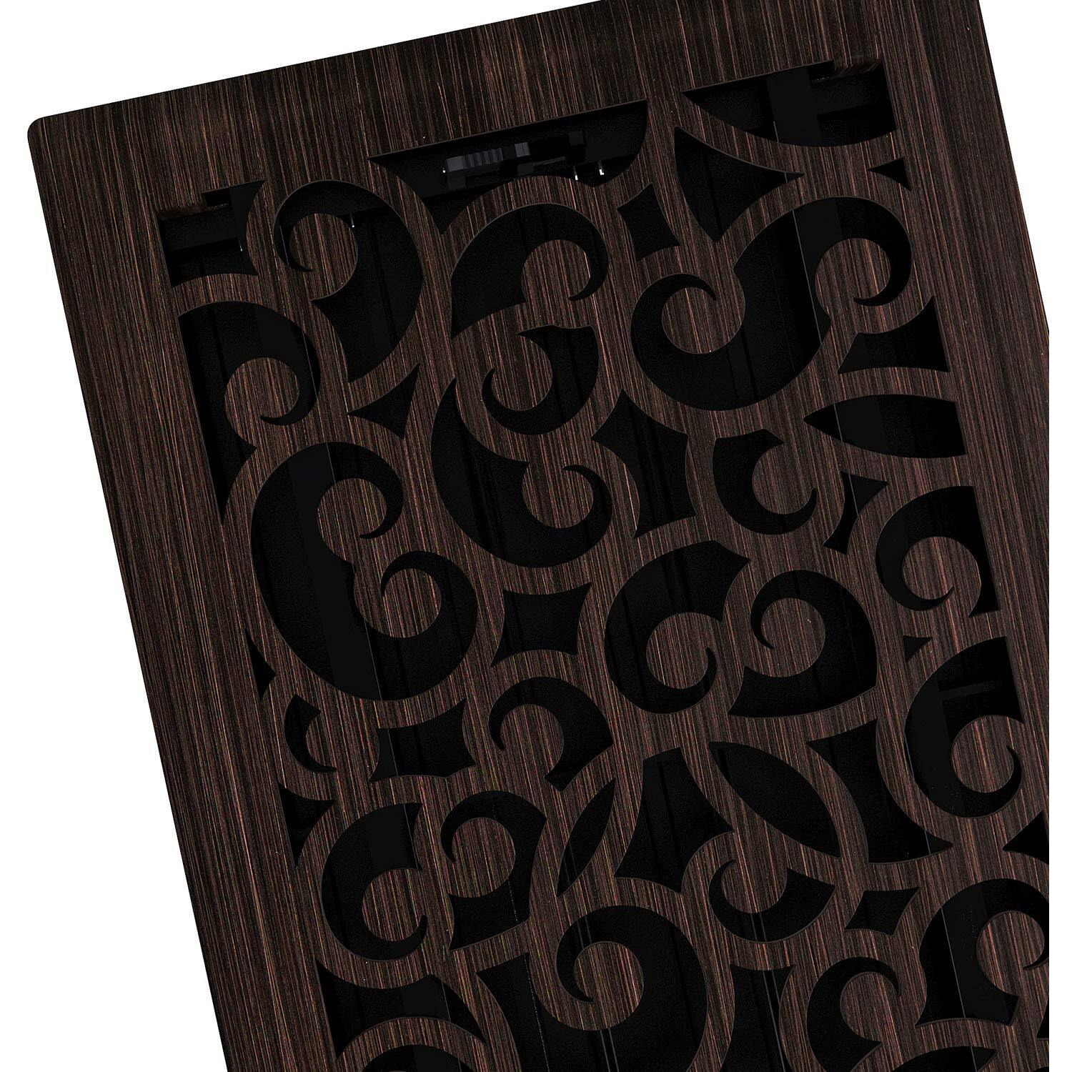 Imperial Rg3367 Wonderland Decorative Floor Register, 6 X 10-Inch, Oil Rubbed Bronze