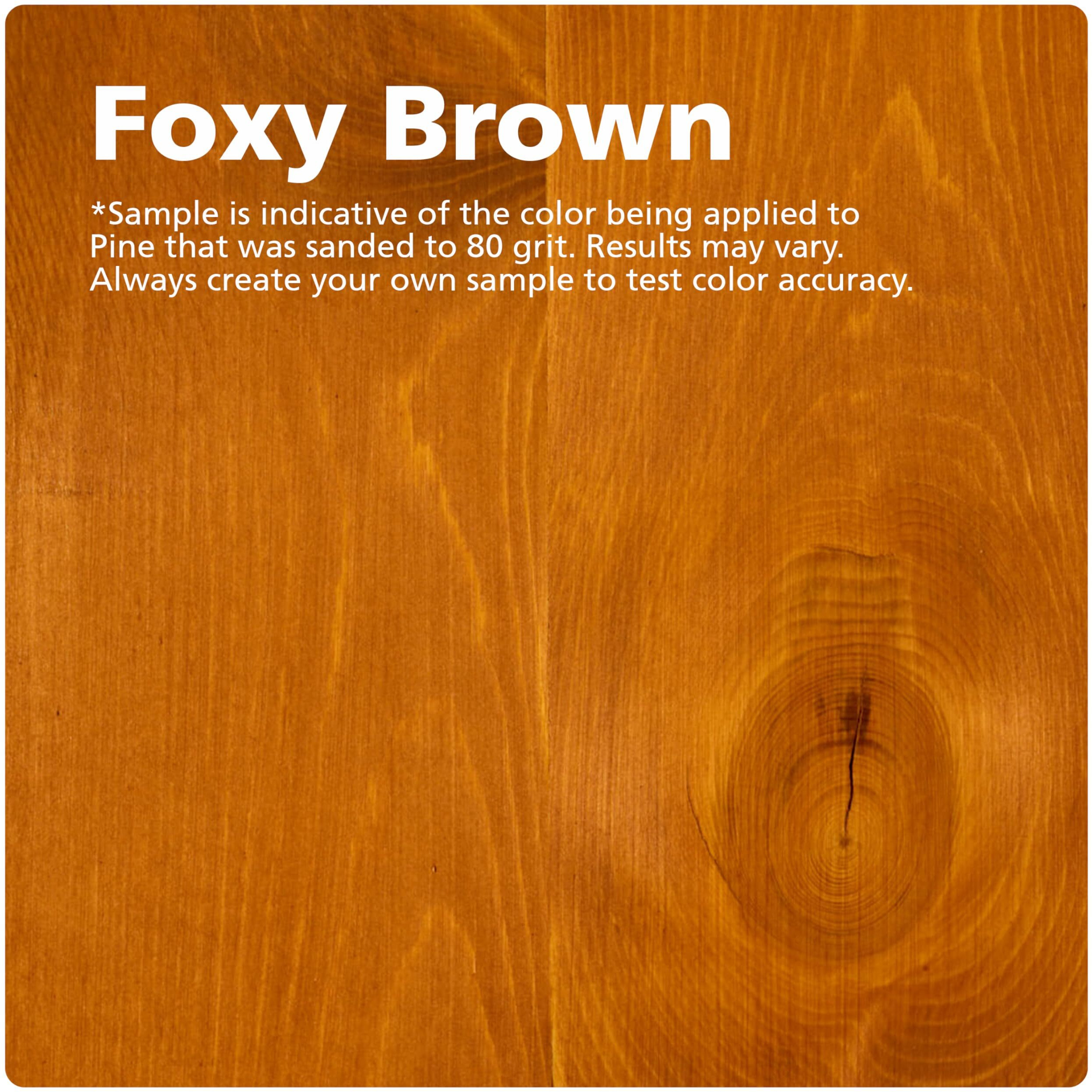 Rubio Monocoat Durogrit Outdoor Wood Oil, Stain & Sealer - Foxy Brown | 1 Layer, Uv Protection For Deck, Fence & Furniture | 30 Ml Sample