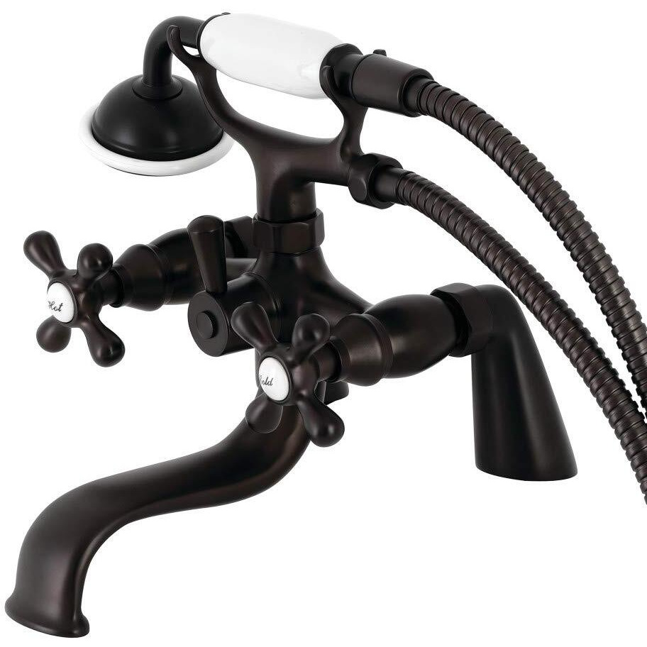 Kingston Brass Ks227Orb Kingston Clawfoot Tub Faucet, 9 X 9.06 X 8.81, Oil Rubbed Bronze