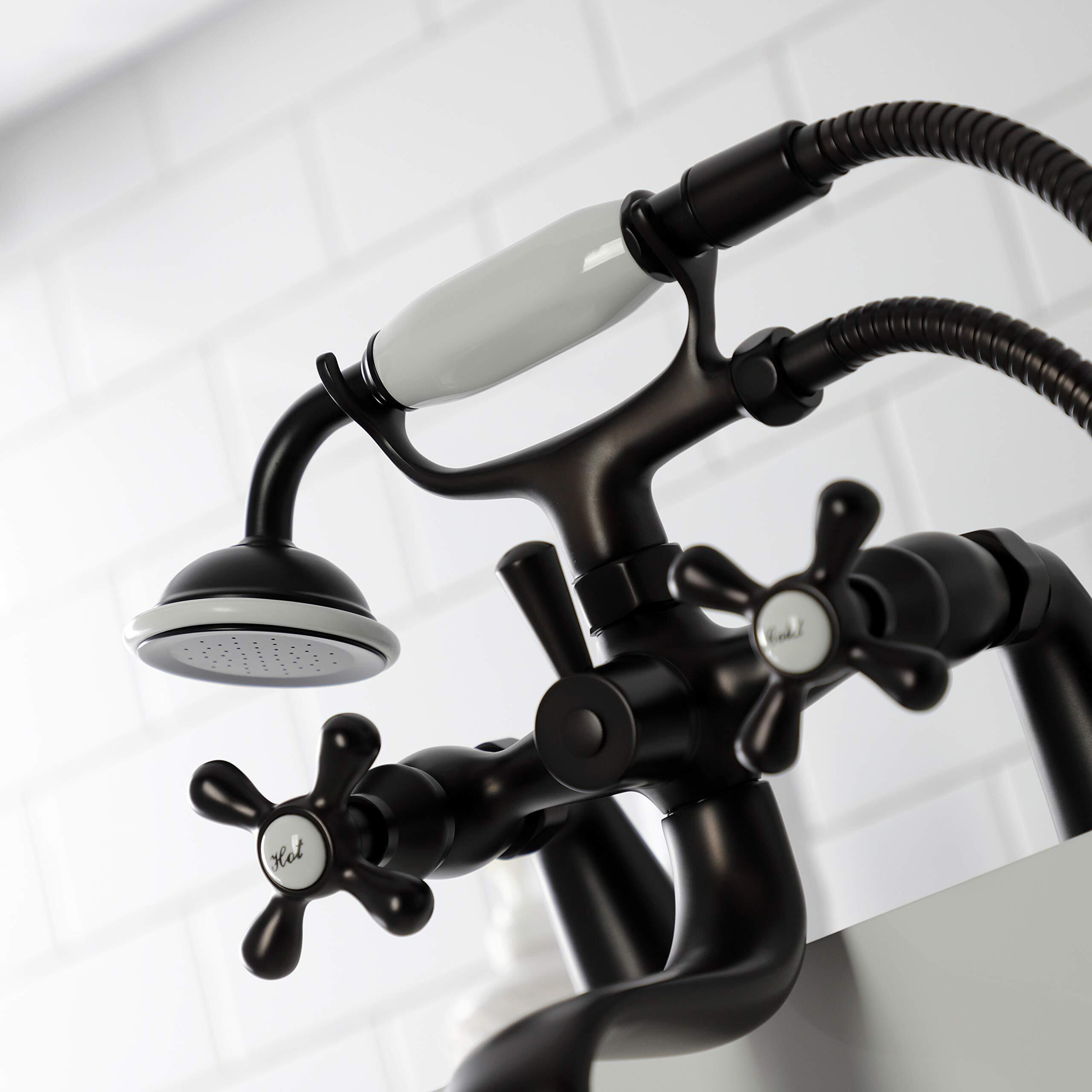 Kingston Brass Ks227Orb Kingston Clawfoot Tub Faucet, 9 X 9.06 X 8.81, Oil Rubbed Bronze