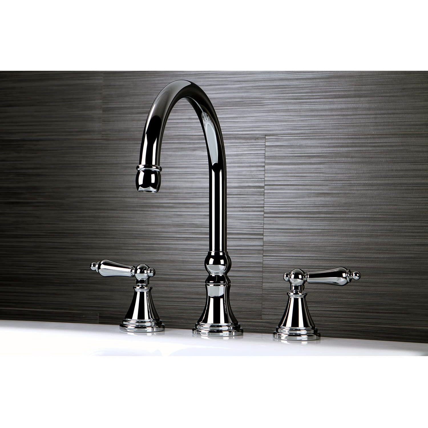 Kingston Brass Ks2345Al Roman Tub Faucet, 8-Inch Adjustable Center, Oil Rubbed Bronze
