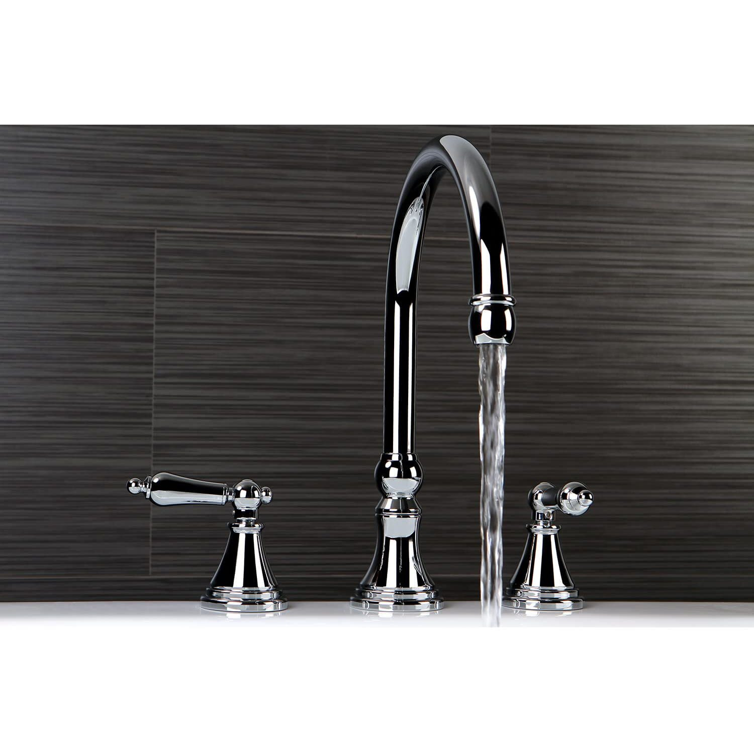 Kingston Brass Ks2345Al Roman Tub Faucet, 8-Inch Adjustable Center, Oil Rubbed Bronze