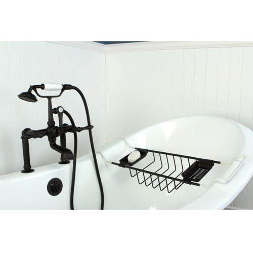 Kingston Brass Cc103T5 Clawfoot Tub Faucet, 7-Inch Center, Oil Rubbed Bronze