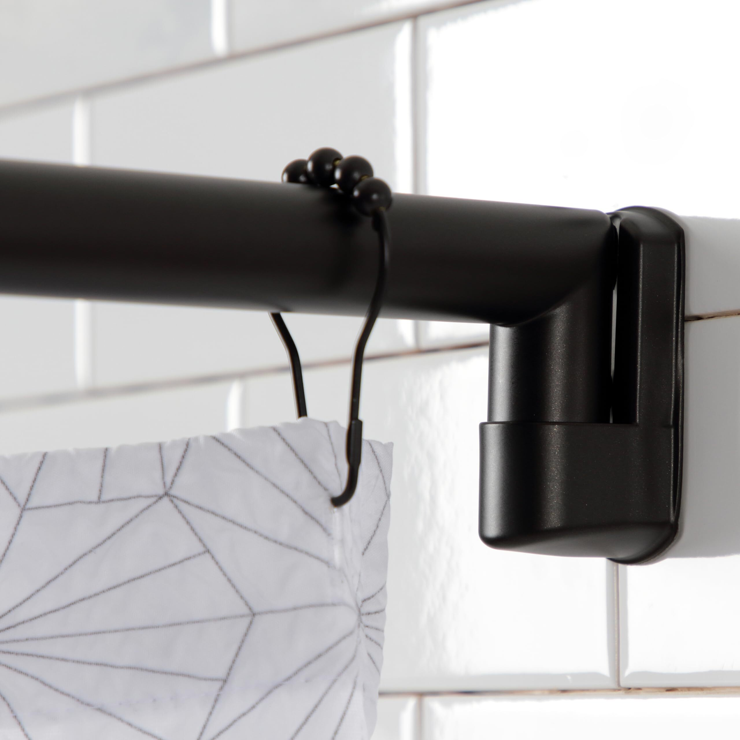 Kingston Brass Cc6725 Edenscape Shower-Curtain-Rods, 3'' (L) X 72'' (W) X 9'' (H), Oil Rubbed Bronze