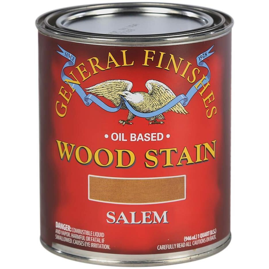General Finishes Oil Based Penetrating Wood Stain, 1 Quart, Salem