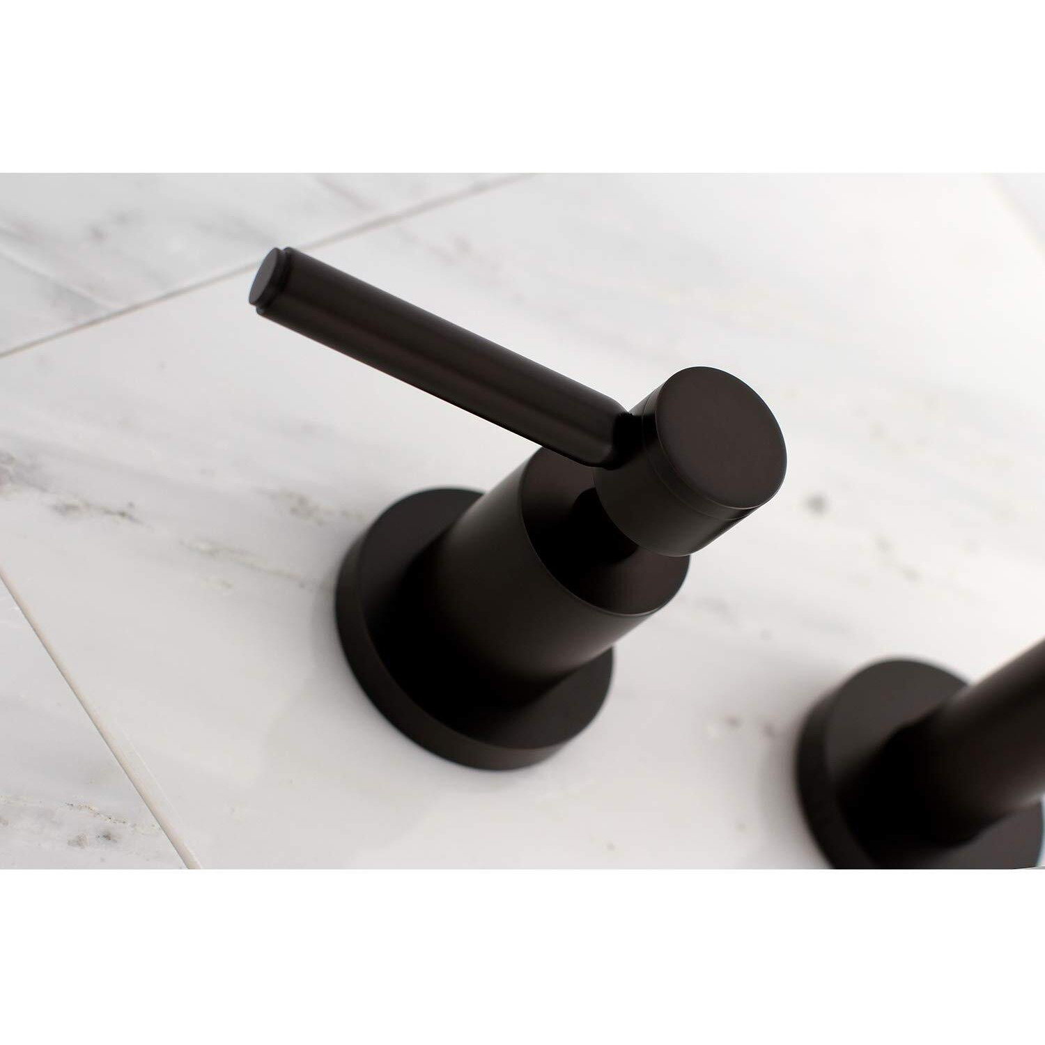 Kingston Brass Ks8025Dl Concord Roman Tub Faucet, Oil Rubbed Bronze, 10.75 X 8 X 3.06