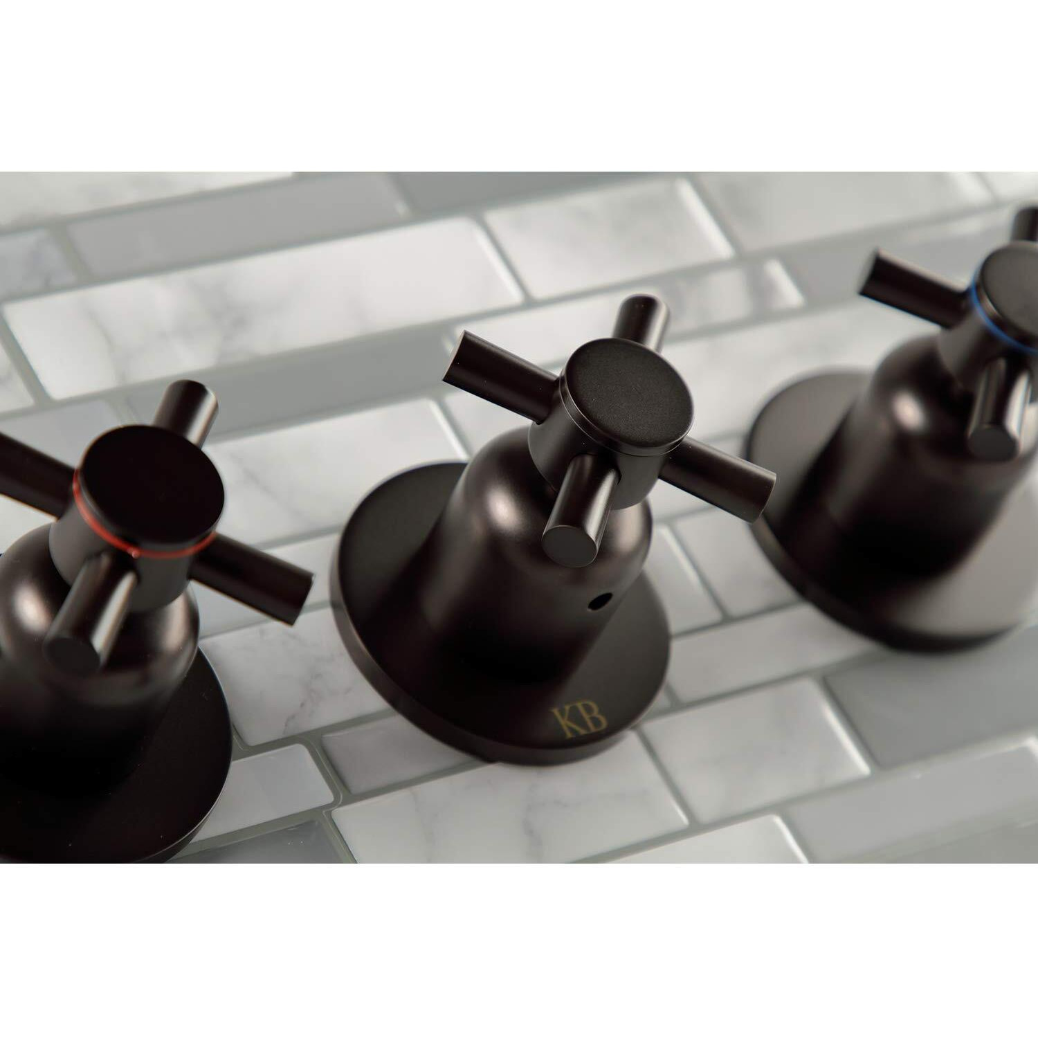Kingston Brass Kbx8135Dx Concord Tub And Shower Faucet, 7.13 X 10.56 X 5.13, Oil Rubbed Bronze