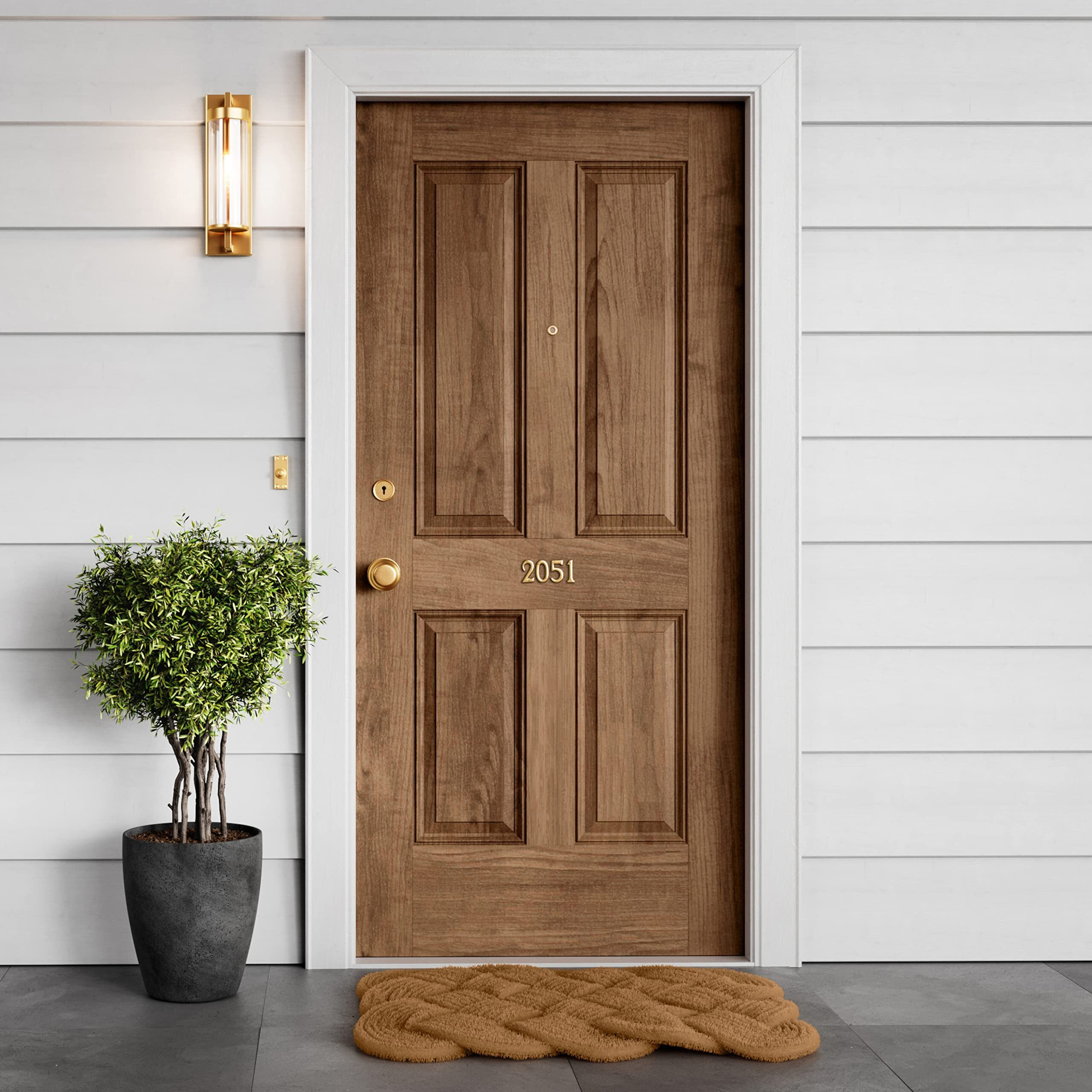 Rch Hardware No-Br235-50 Brass Number, 2 Inch, Oil Bronzed Black