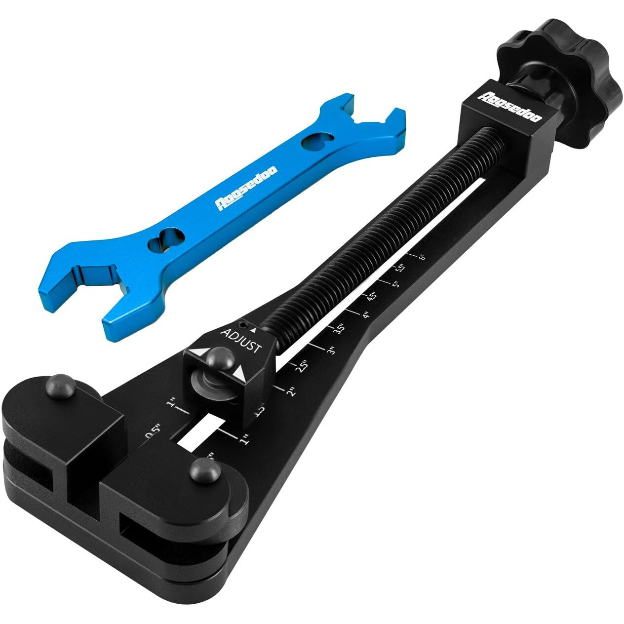Aoosedoo Oil Filter Cutter Oil Filter Cutter Cutting Tool For Filter Up To 5-3/4"" In Diameter Fits For Cars Boats Trucks Engine Oil Filter Black With One Doube-Ended An Wrench Aluminum Blue