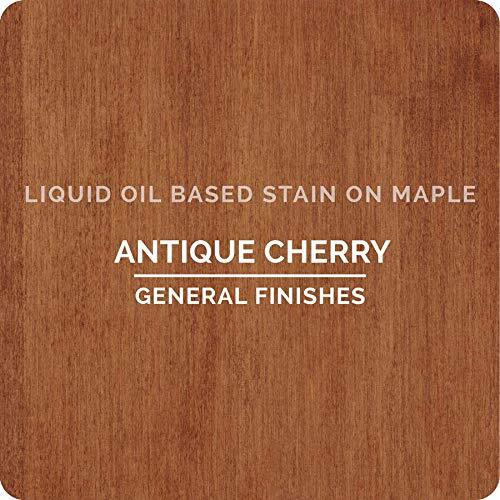 General Finishes Oil Based Penetrating Wood Stain, 1/2 Pint, Antique Cherry