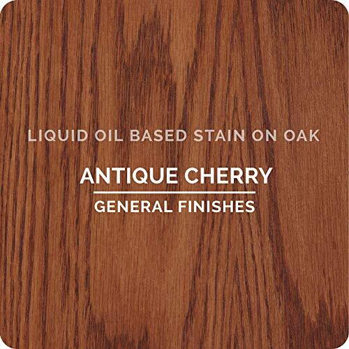 General Finishes Oil Based Penetrating Wood Stain, 1/2 Pint, Antique Cherry