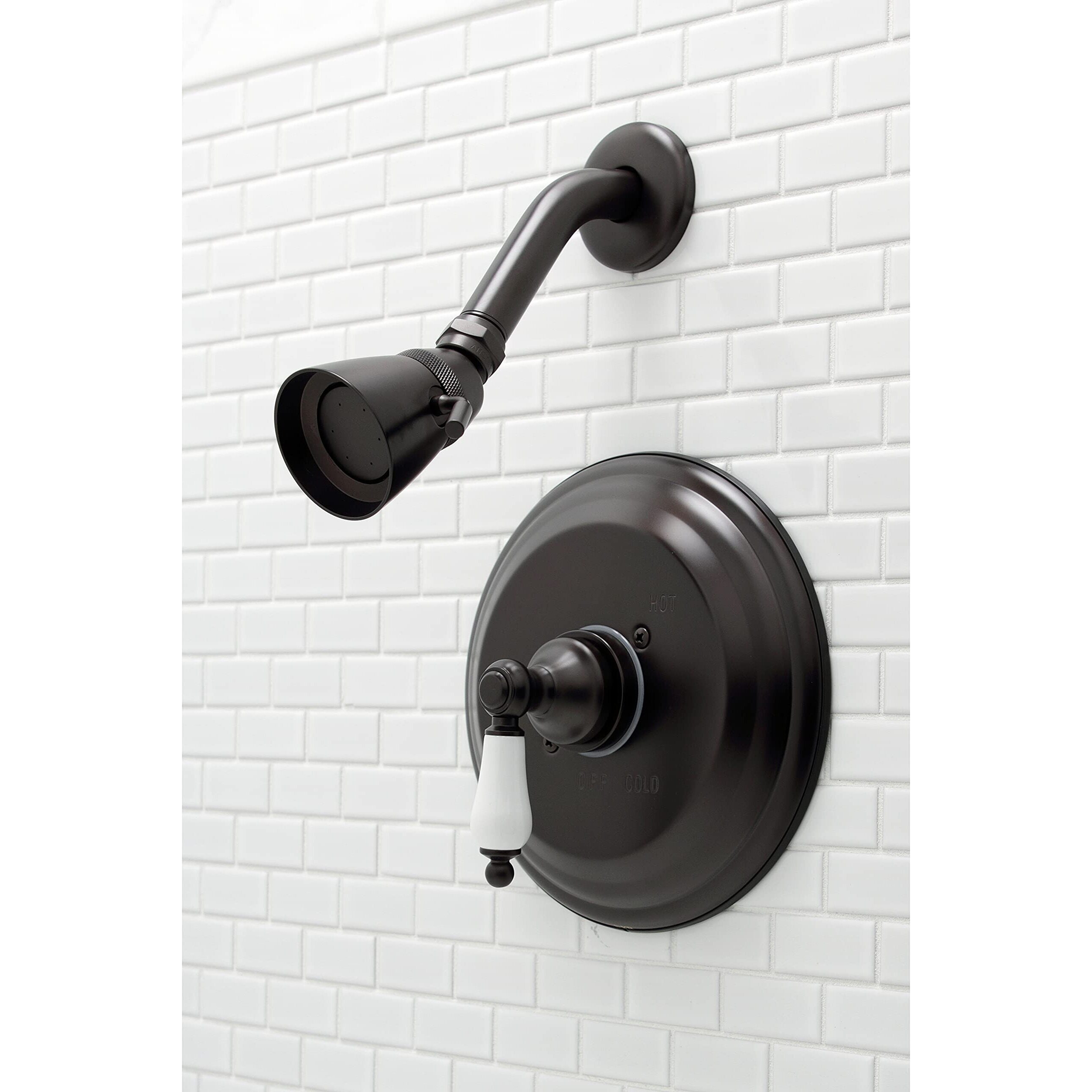 Kingston Brass Kb3635Plso Restoration Pressure Balanced Shower Faucet, 7-1/2-Inch, Oil Rubbed Bronze