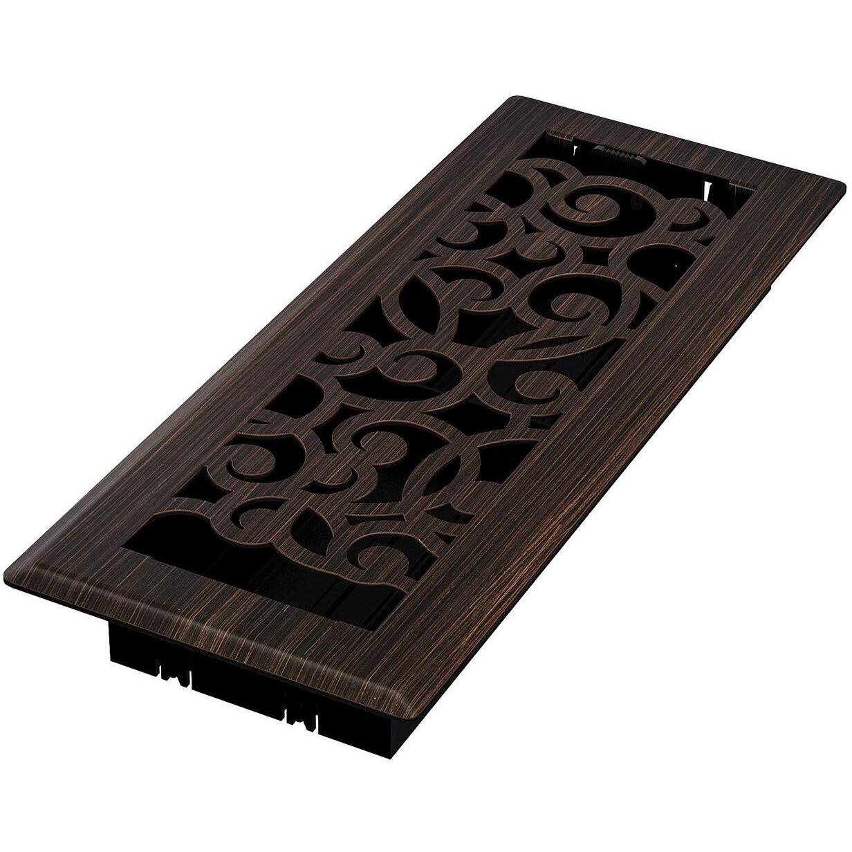 Imperial Rg3364 Wonderland Decorative Floor Register, 3 X 10-Inch, Oil Rubbed Bronze