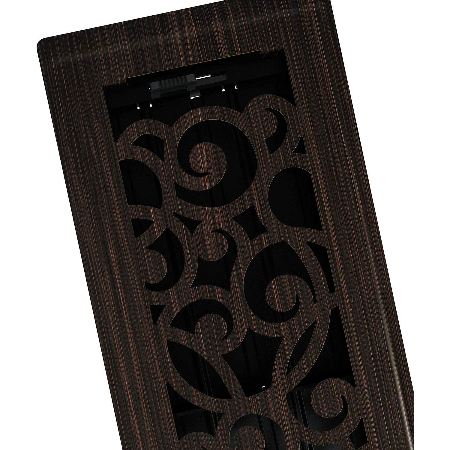 Imperial Rg3364 Wonderland Decorative Floor Register, 3 X 10-Inch, Oil Rubbed Bronze