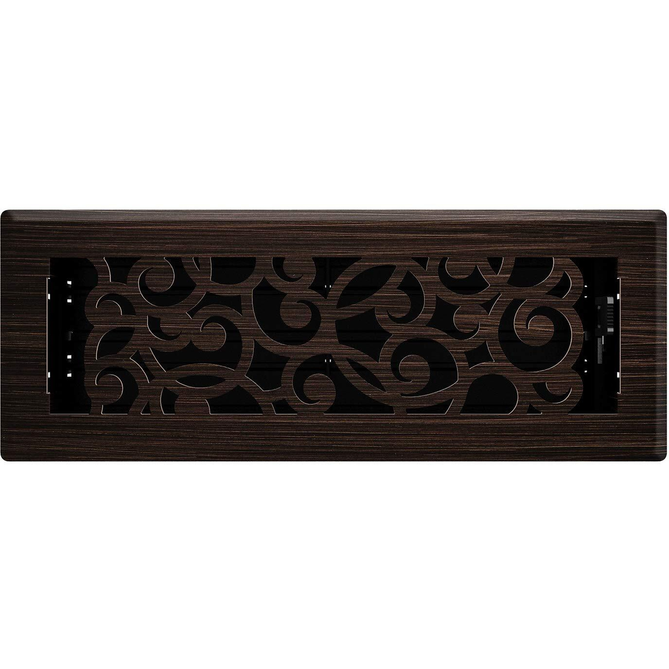 Imperial Rg3364 Wonderland Decorative Floor Register, 3 X 10-Inch, Oil Rubbed Bronze