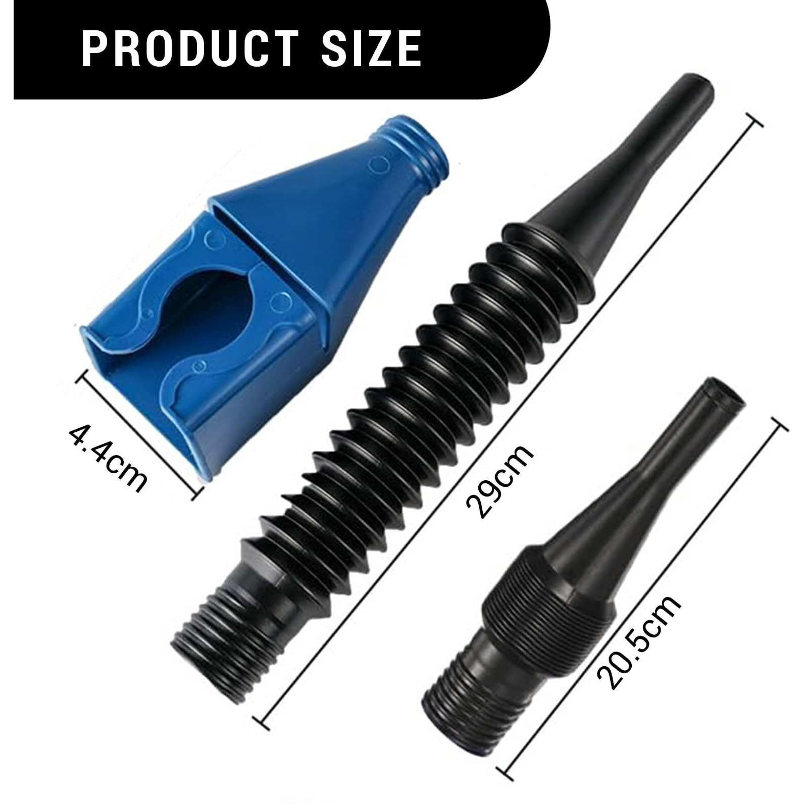 5 Pcs Funnels For Automotive Use, Oil Car Funnel Set Easy To Carry