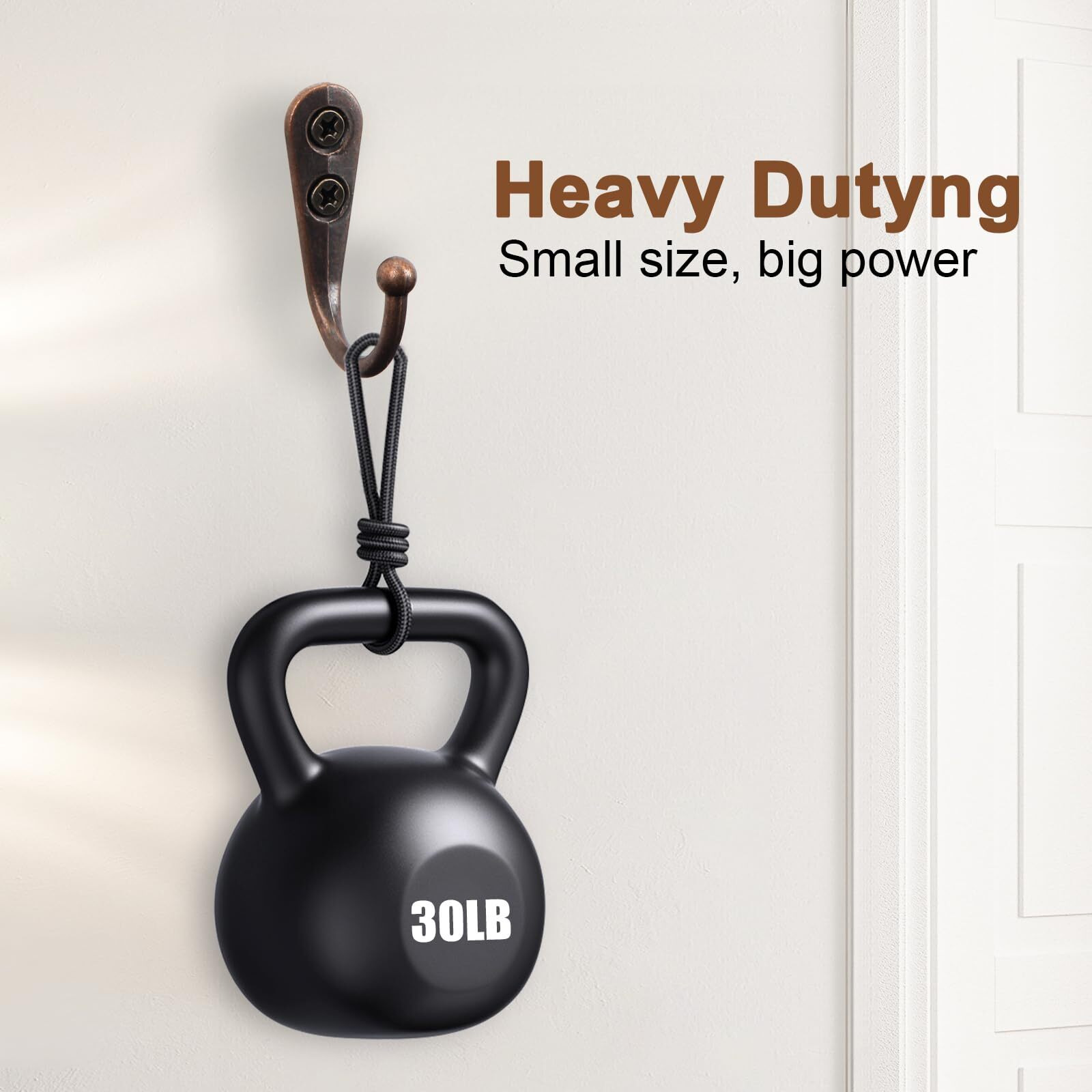 Pozean 40 Pack Wall Hooks For Hanging, Heavy Duty Small Coat Hooks Wall Mounted For Living Room, Bathroom, Kitchen, Bedroom For Key, Cup, Bag, Hat, Scarf, And More (Oil Rubbed Bronze)