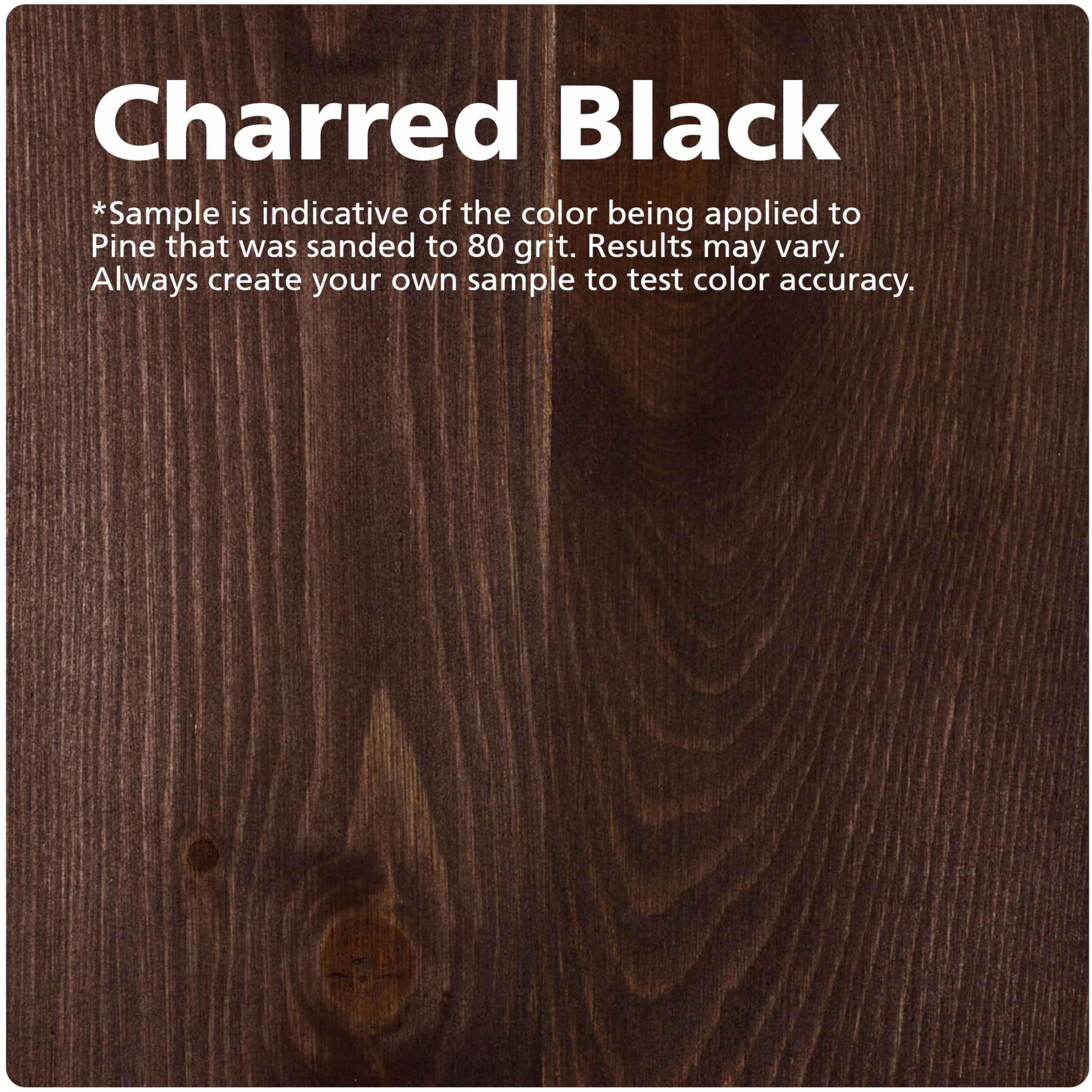 Rubio Monocoat Durogrit Outdoor Wood Oil, Stain & Sealer - Charred Black | 1 Layer, Uv Protection For Deck, Fence & Furniture | 30 Ml Sample