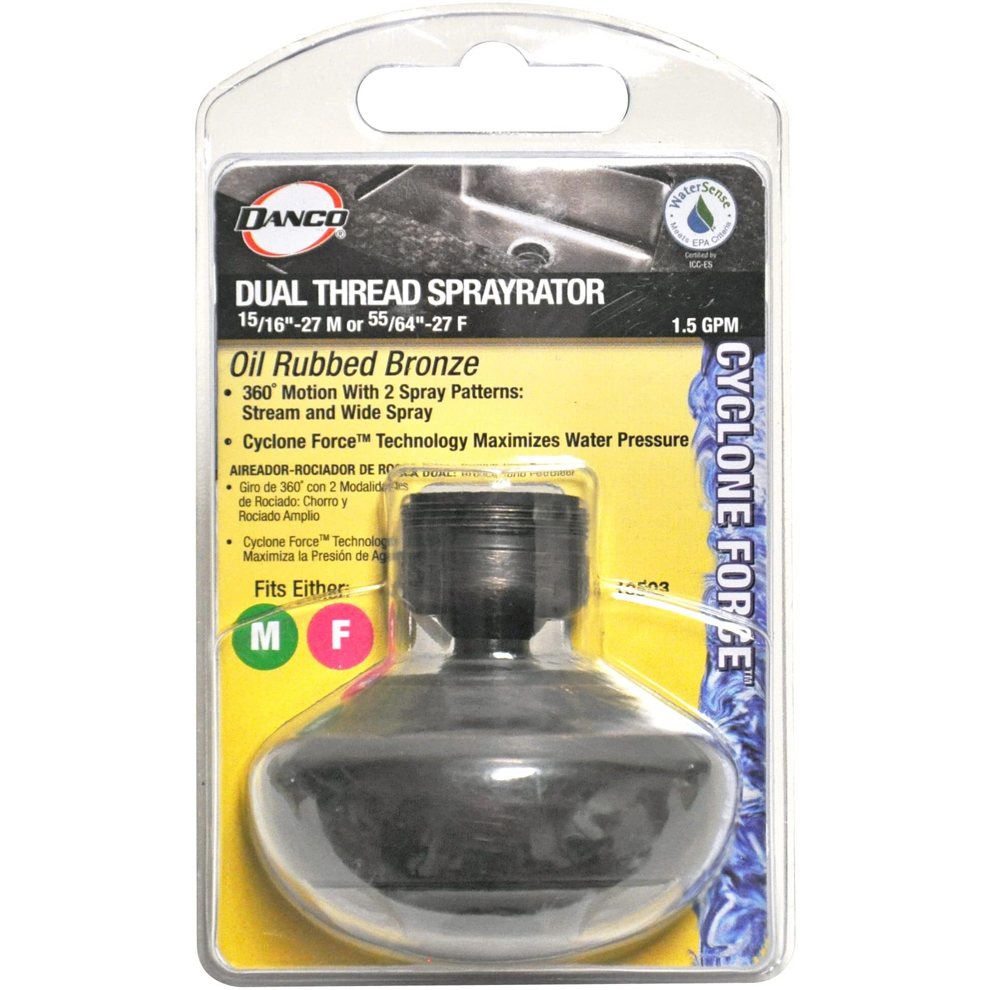 Danco 10503 Sprayrator, Oil Rub Bronze