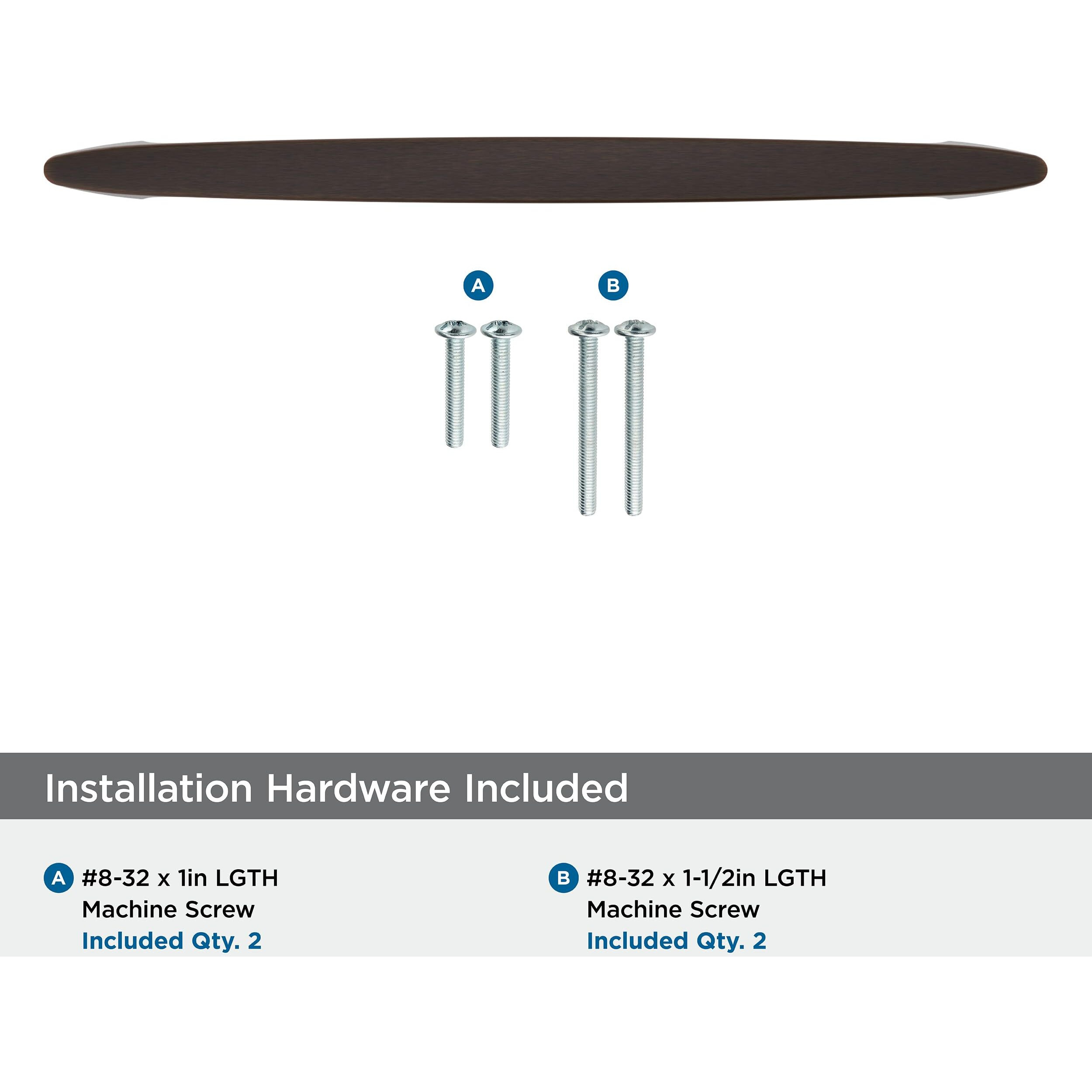 Amerock Arc 6-5/16 Inch (160Mm) Center-To-Center Oil-Rubbed Bronze Cabinet Pull - 25 Pack