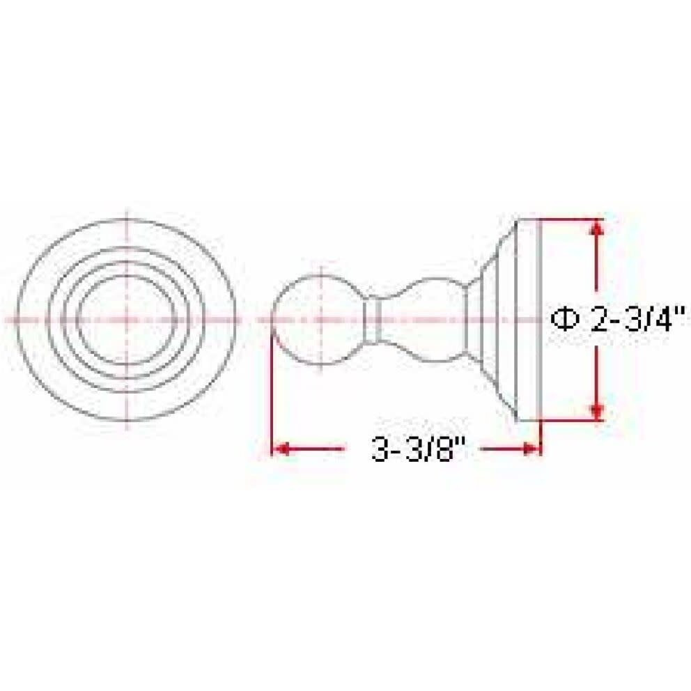 Design House 538454 Calisto Robe Hook Oil Rubbed Bronze