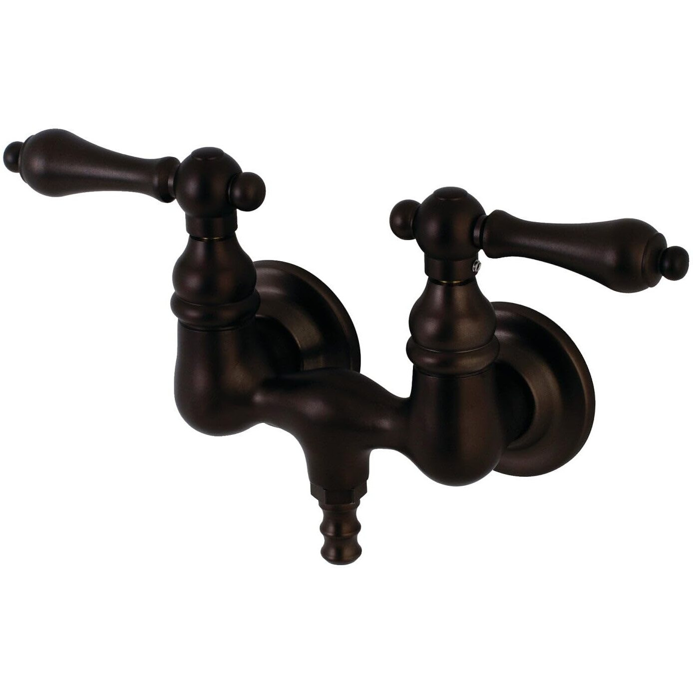 Kingston Brass Ae31T5 Aqua Vintage Clawfoot Tub Faucet, 2-7/8"" In Spout Reach, Oil Rubbed Bronze