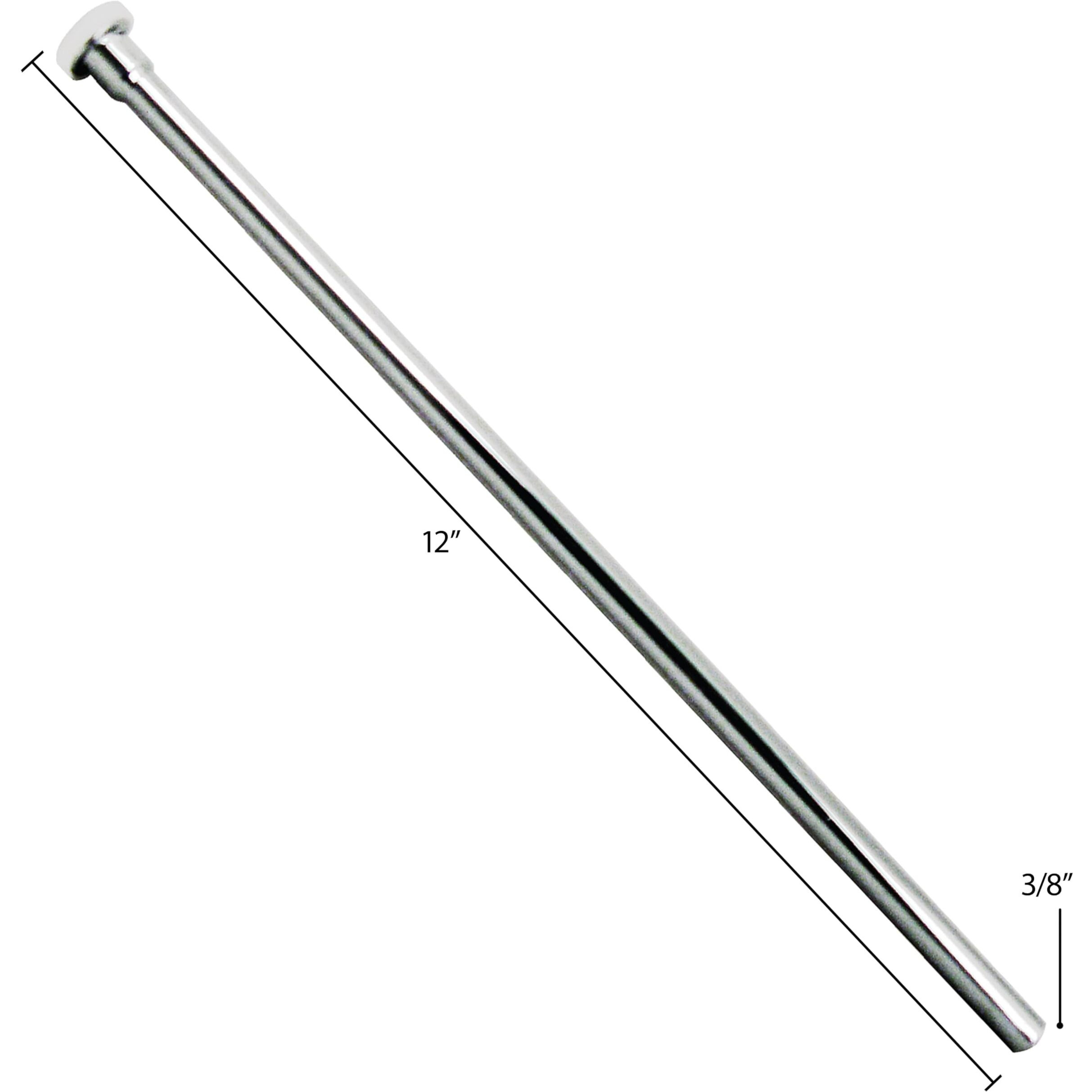 Westbrass D123-12 3/8"" X 12"" Brass Flat Head Toilet Riser Supply Line, Oil Rubbed Bronze