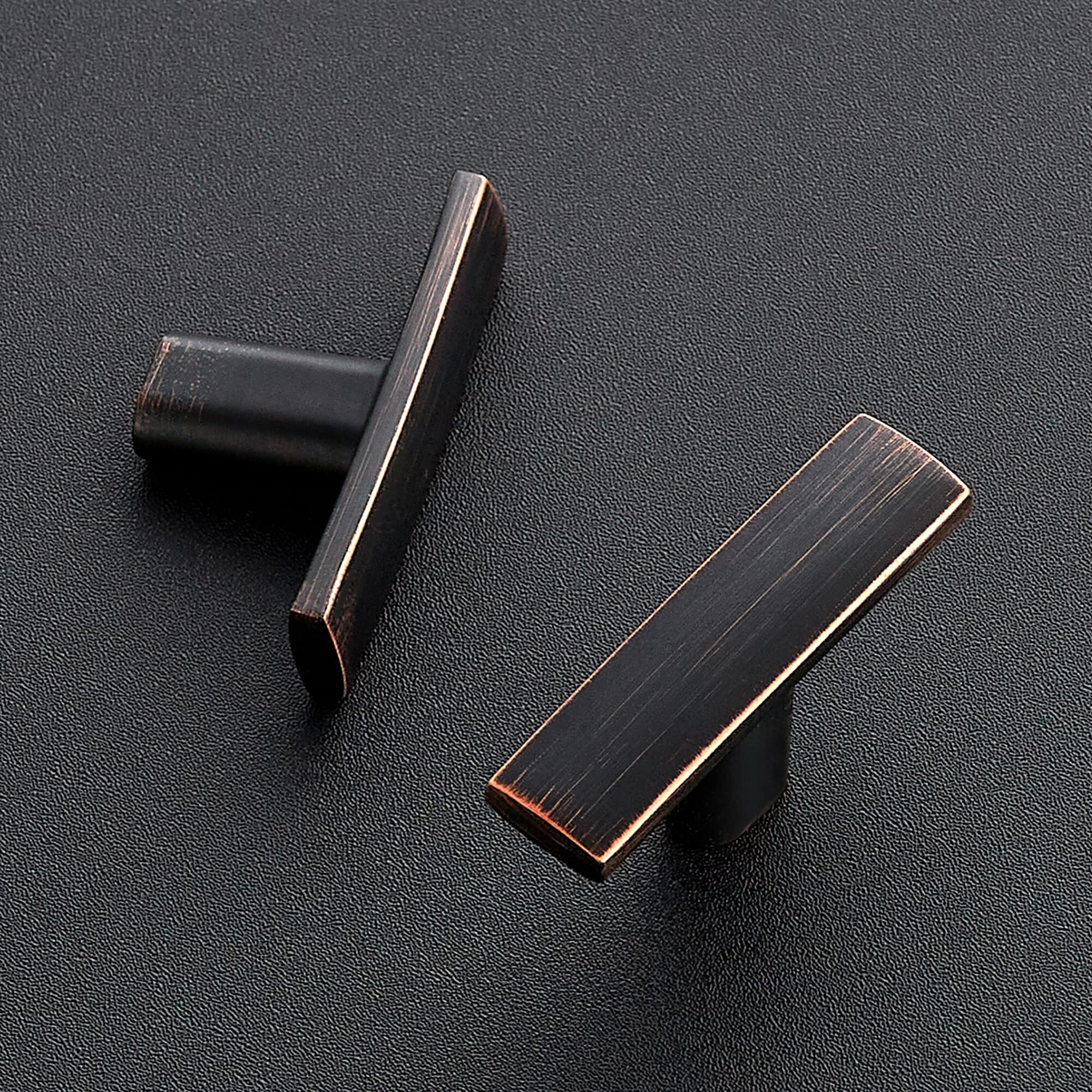 Ravinte 1-3/4 Inch Curved Cabinet Pulls Kitchen Cupboard Hardware Zinc Alloy Oil Rubbed Bronze Cabinet Pulls 1.75   Length,25 Pack