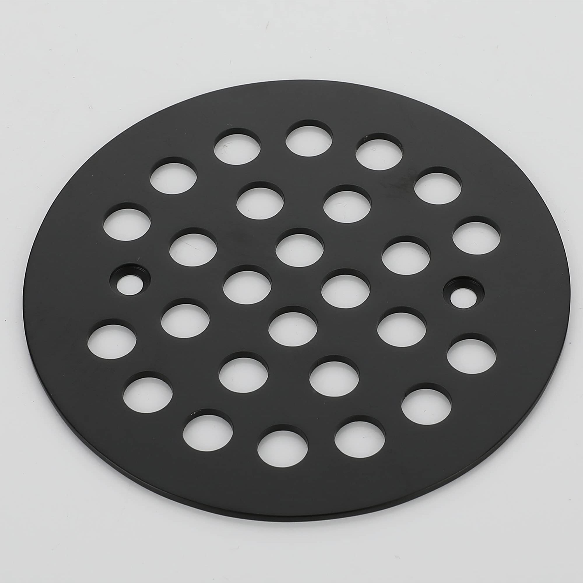 4-1/4 Inch Screw-In Shower Drain Cover Replacement Floor Strainer - Brushed Nickel, Brushed Gold, Oil Rubbed Bronze, Chrome, Antique Bronze, Black
