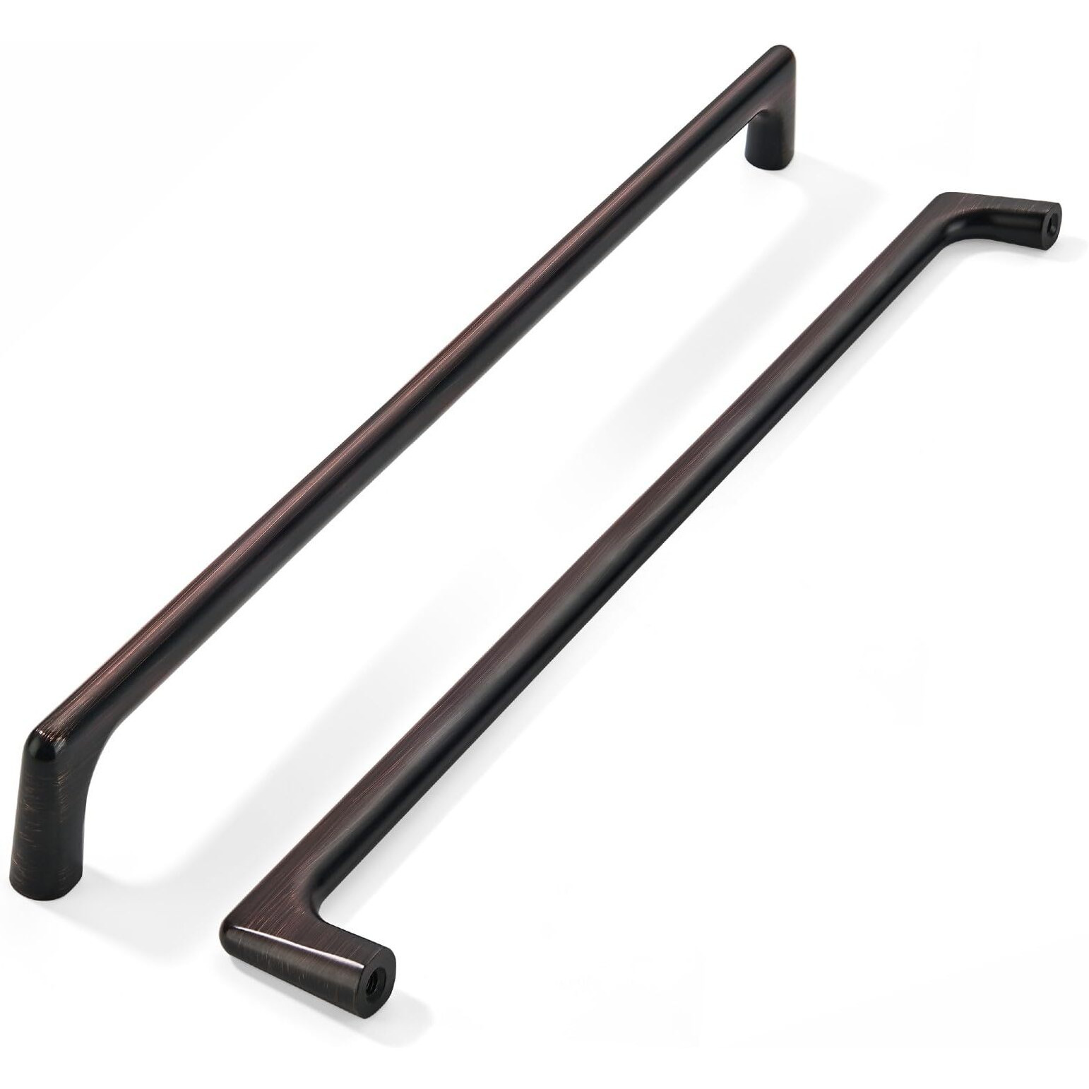 Limur 6 Pack 10 Inch (256 Mm) Hole Center Oil Rubbed Bronze Cabinet Pulls - Solid Zinc Alloy Kitchen Cabinet Handles, Drawer Pulls,Drawer Handle, Wardrobe & Dresser Handles, Cupboard Hardware