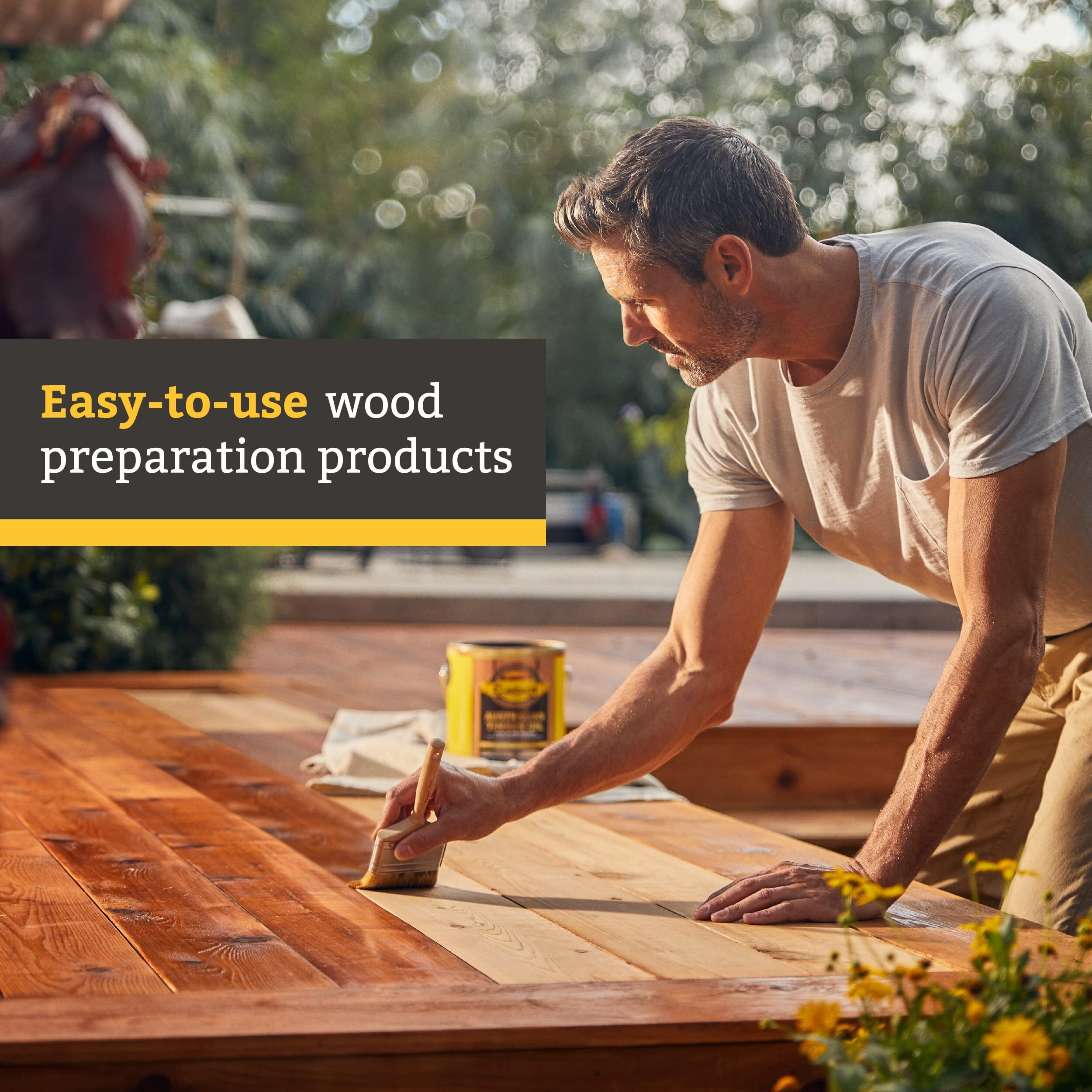 Cabot Australian Timber Oil Wood Stain And Protector, Honey Teak, 1 Quart