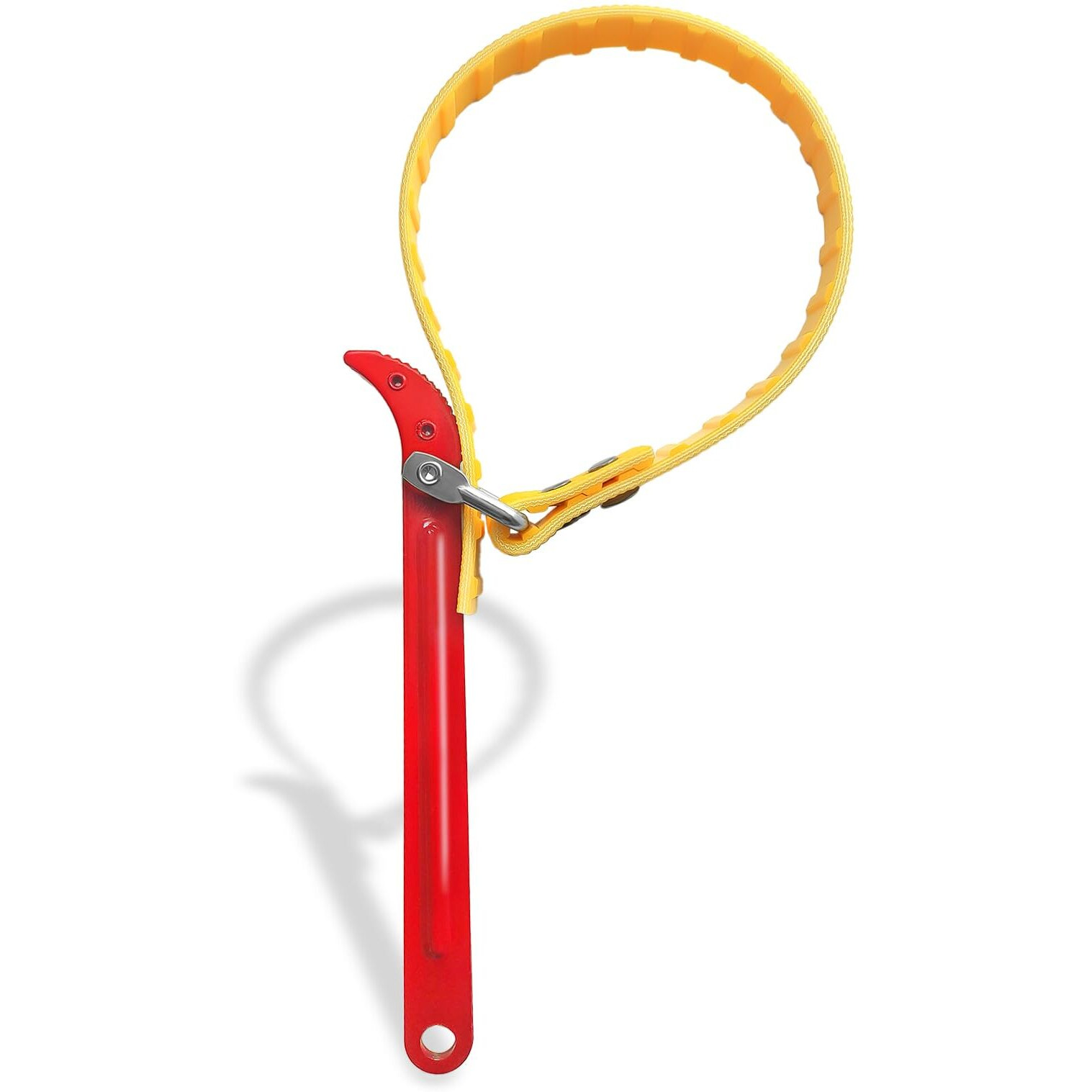 Whisurn An 8-Inch Steel Handle Adjustable Strap Wrench, Suitable For Replacing Water Filters, Pvc Pipe Joints, Oil Filters, And Swimming Pool Connections