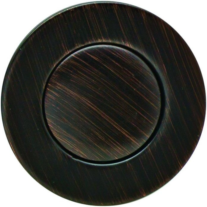 Pf Waterworks Pf0735-Orb-Gr-No, Gray Abs Body Bathroom Sink/Lavatory Pop-Up Drain With Ball Lift Rod | Without Overflow | Cupc Listed, Oil Rubbed Bronze